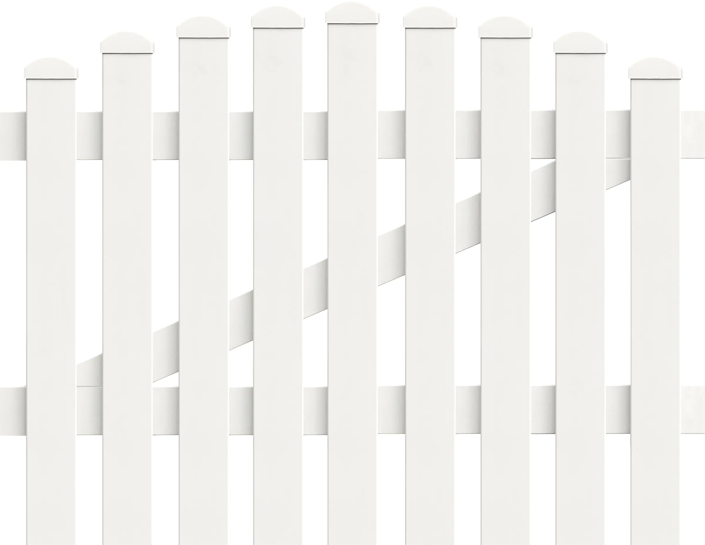 KM Zaun Zauntür Meran Oberbogen 104,2 x 80 cm, weiß, DIN rechts