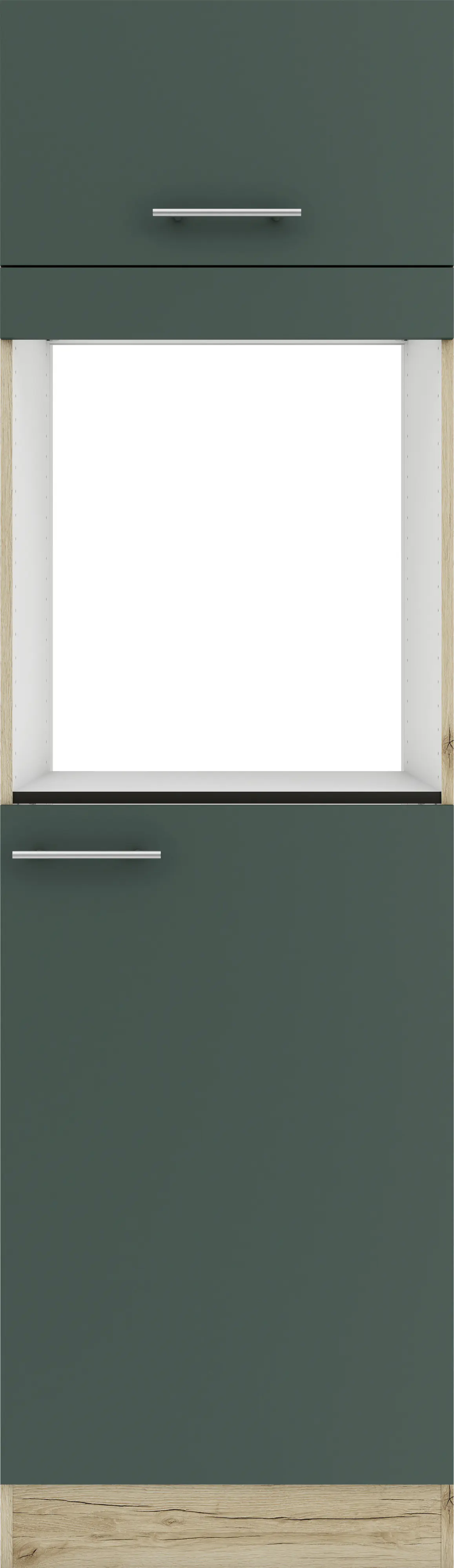 Optifit Hochschrank Savona 405 steingrün/eiche 60 cm