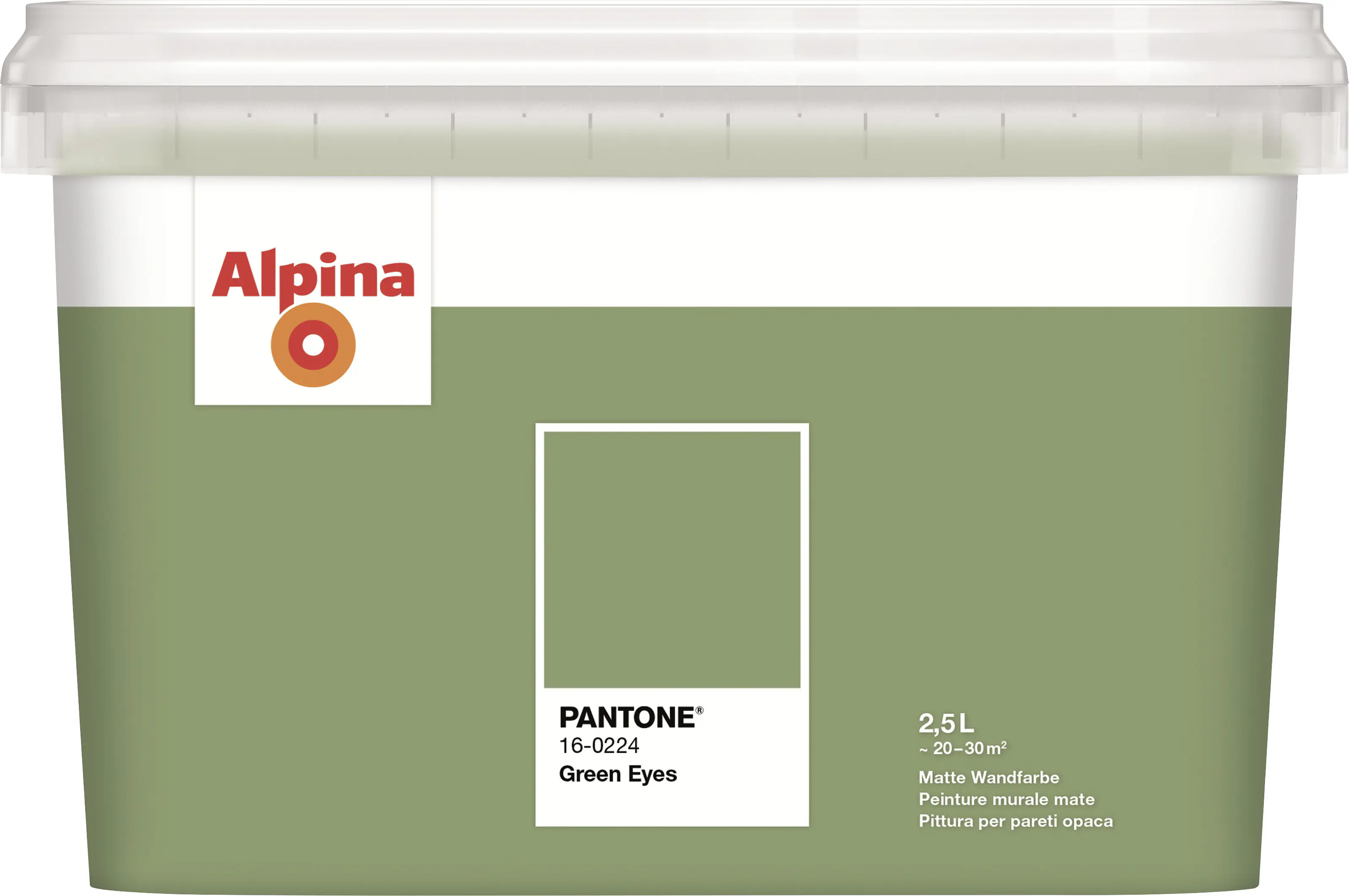 Alpina Wandfarbe Pantone matt green eyes 2,5 L