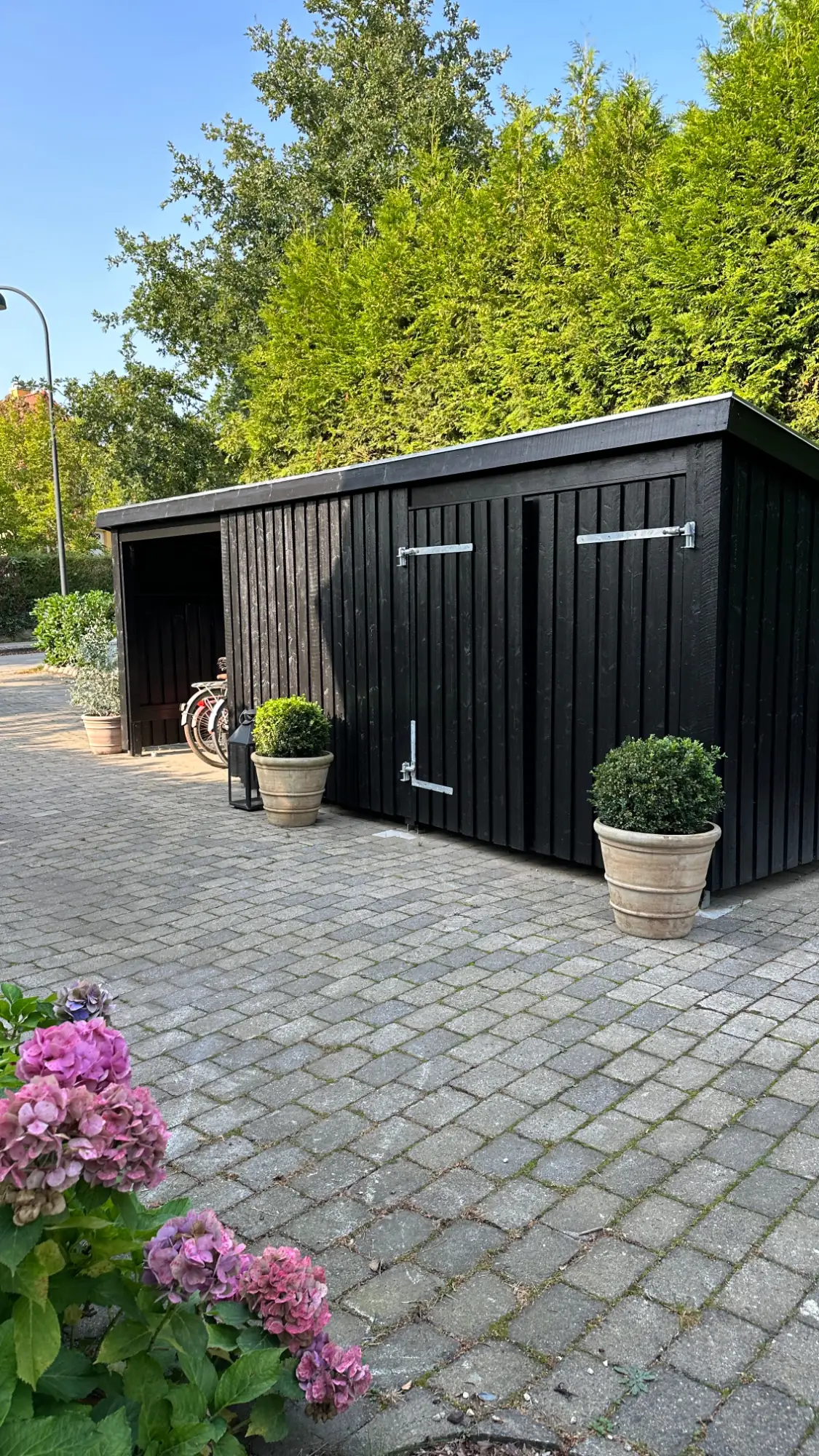 Plus Gartenhaus Nordic Multi 619 x 208 cm natur mit Doppeltür, H-Anker