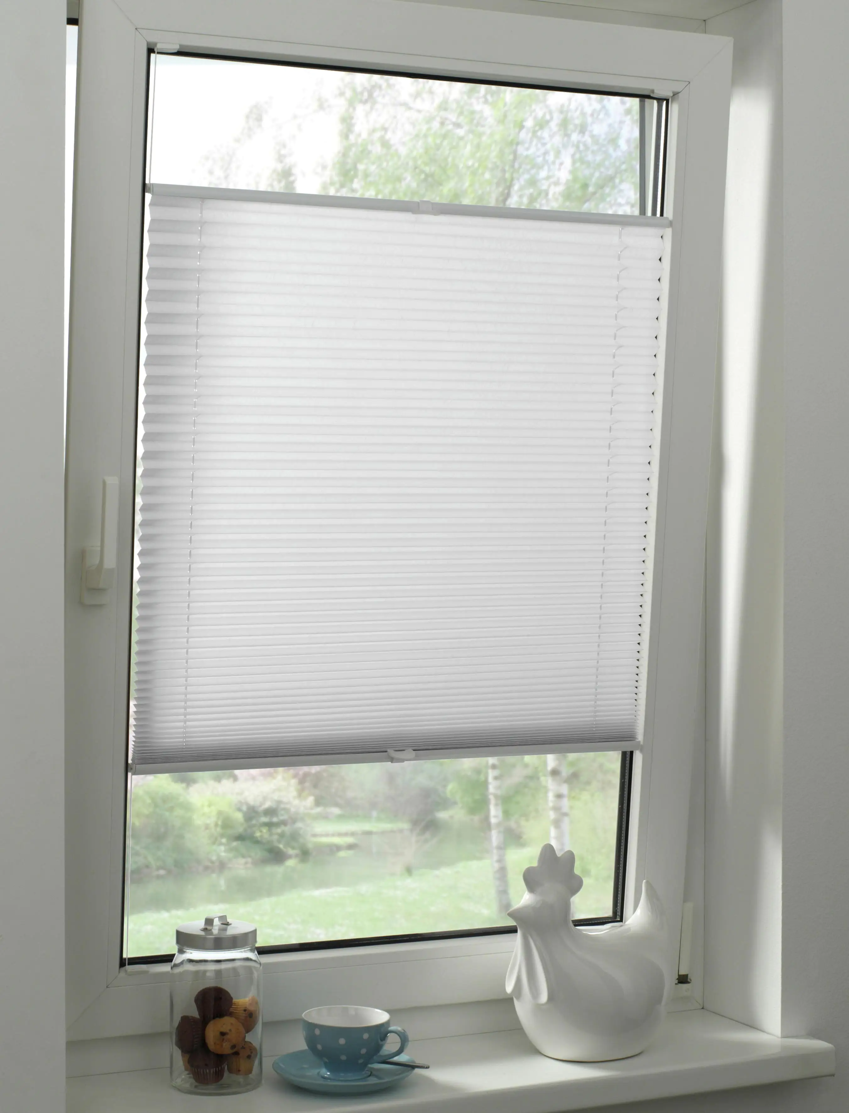 Gardinia Plissee weiß Concept