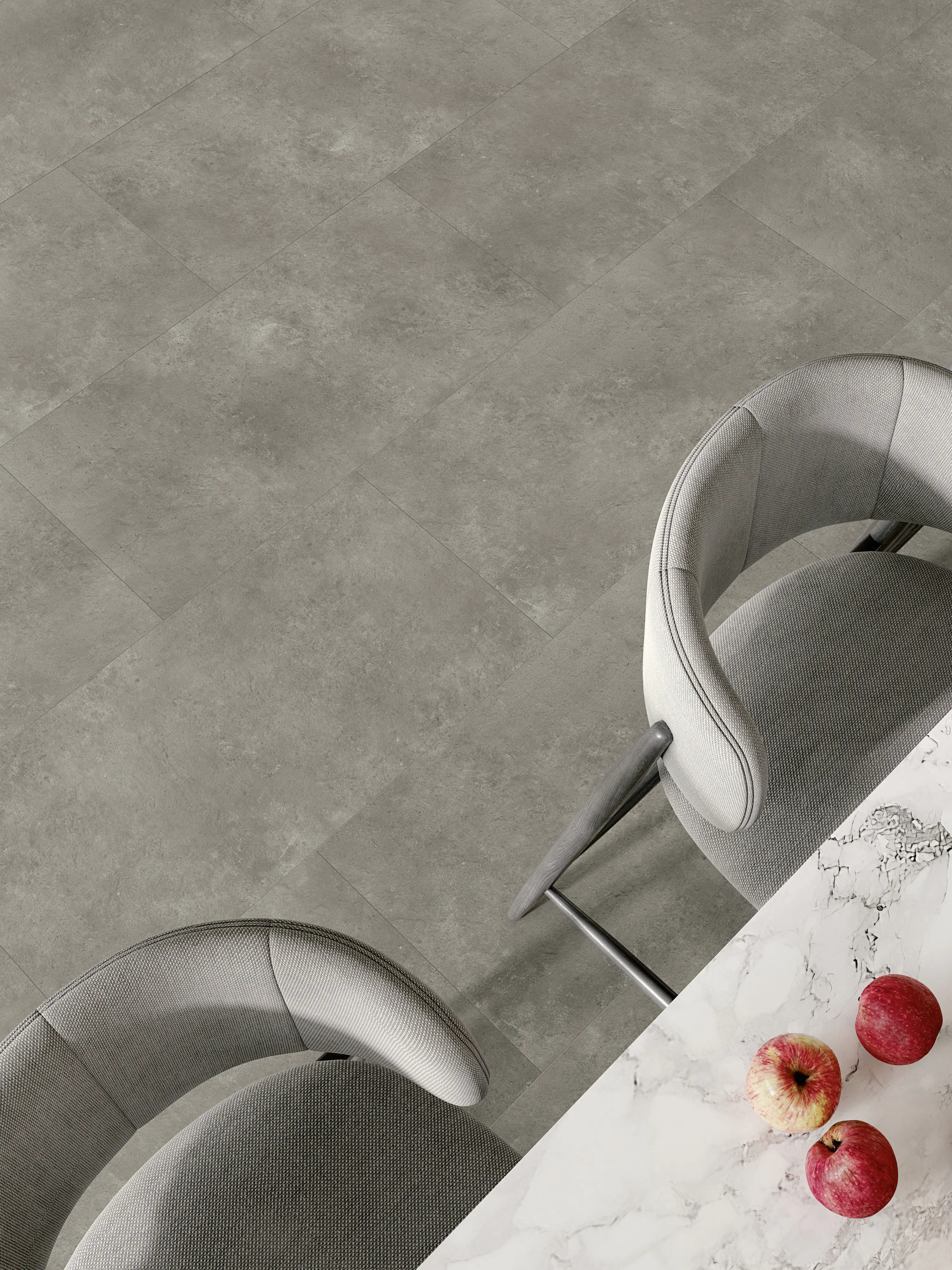 Parador Vinylboden mit Trittschalldämmung Basic 5.3 Stein Trafalgar dunkelgrau Mineralstruktur