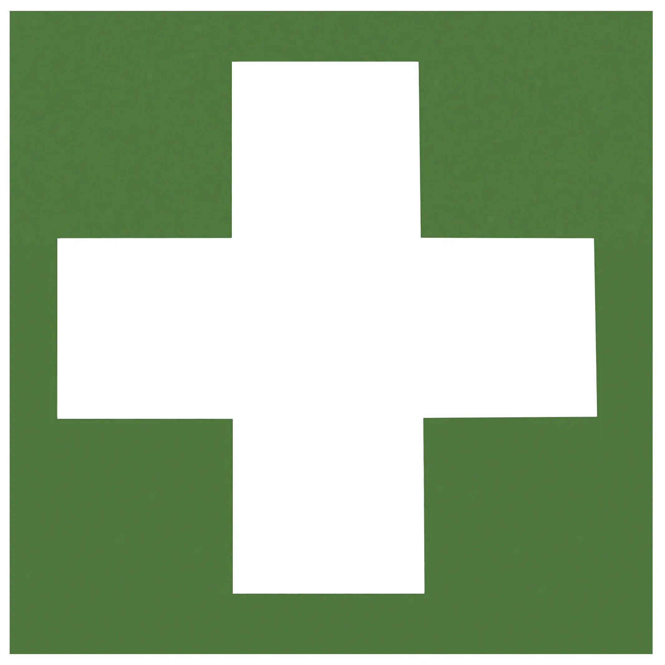 Conmetall Hinweisschild Verbandkasten 150 x 150 mm, nachtleuchtend