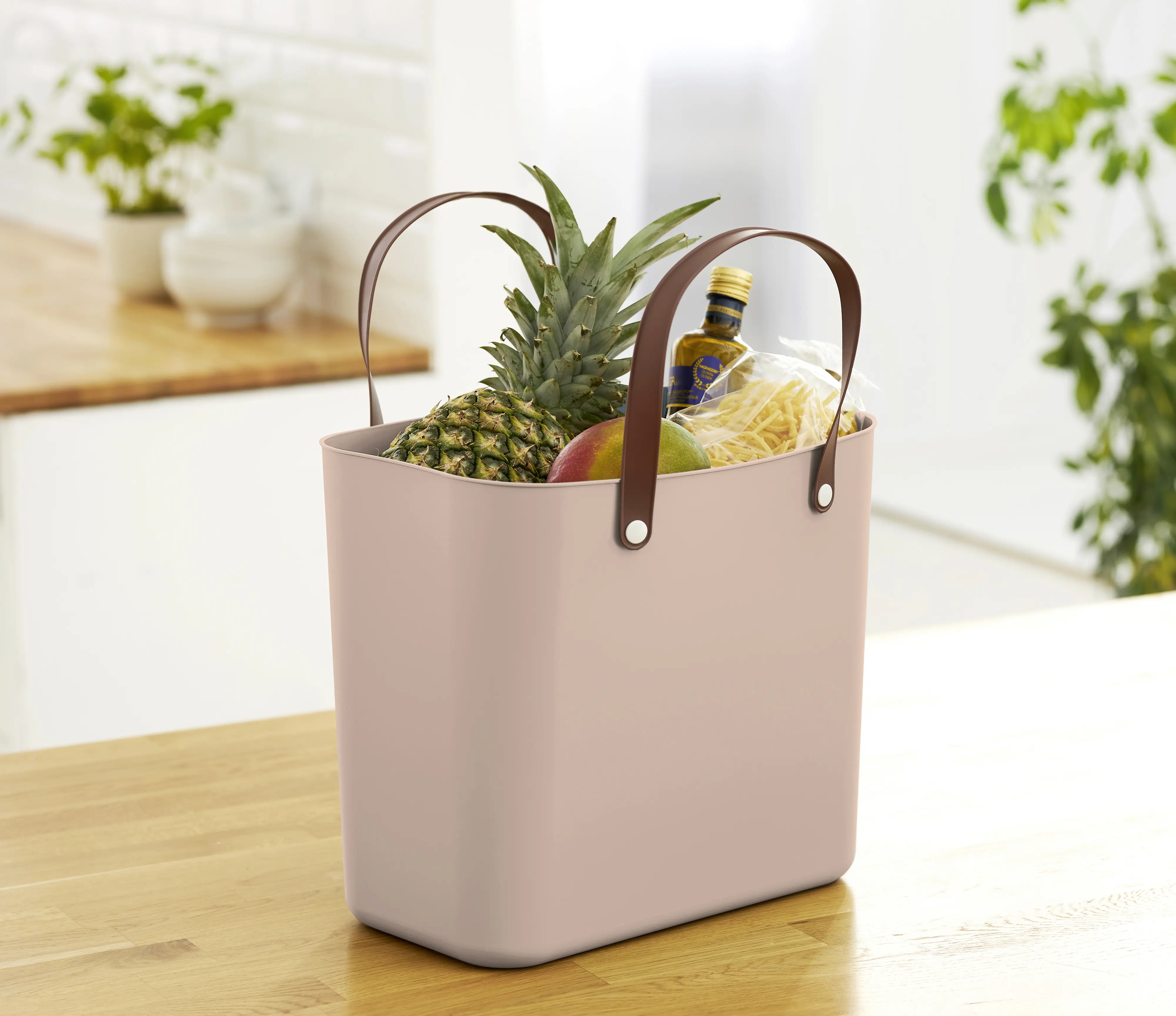 Rotho Einkaufskorb 25 L Albula meadow rose Rotho Einkaufskorb 25 L Albula meadow rose