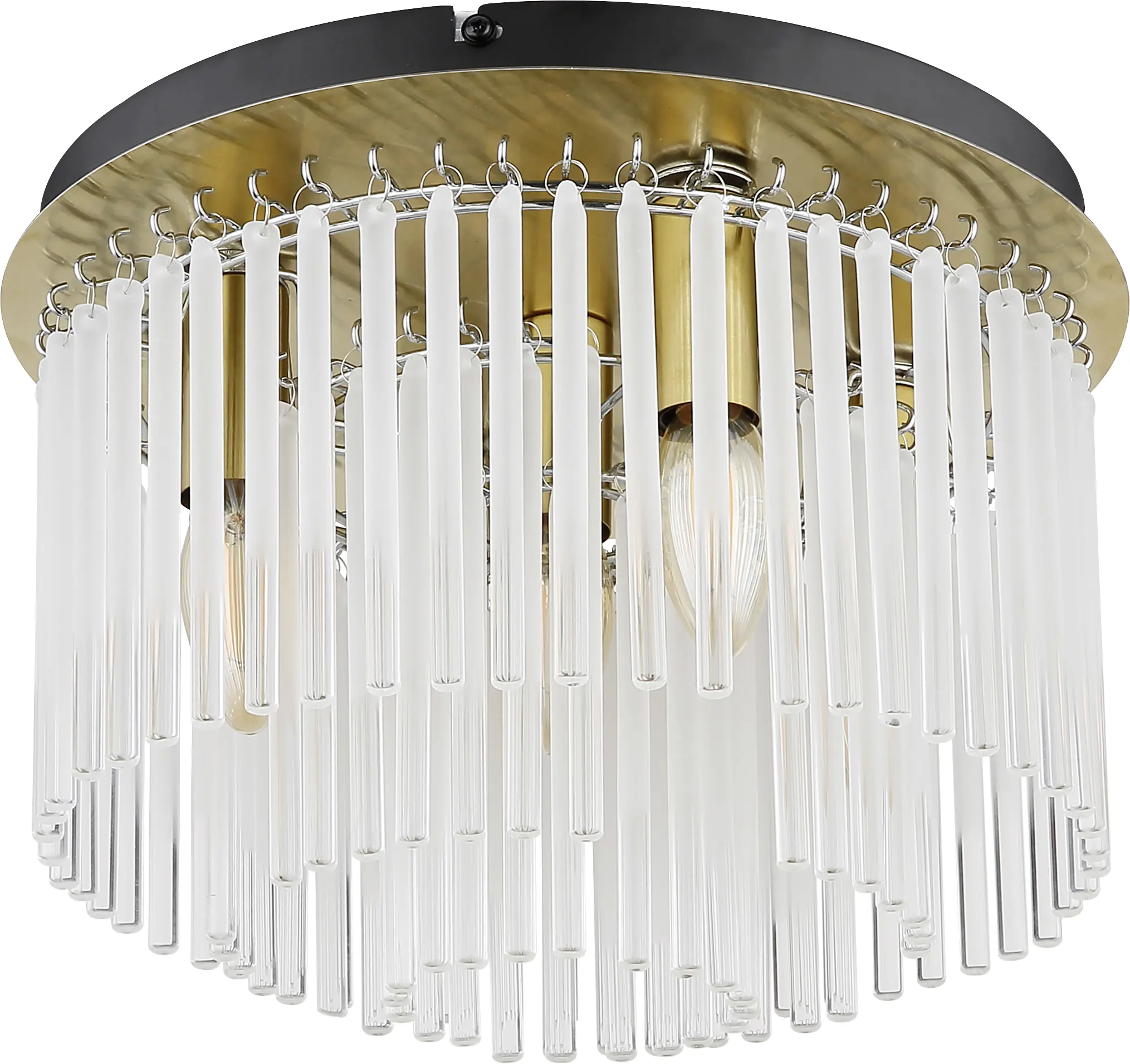 Globo Deckenleuchte Gorley 5-flammig, E14, IP20, gold/schwarz