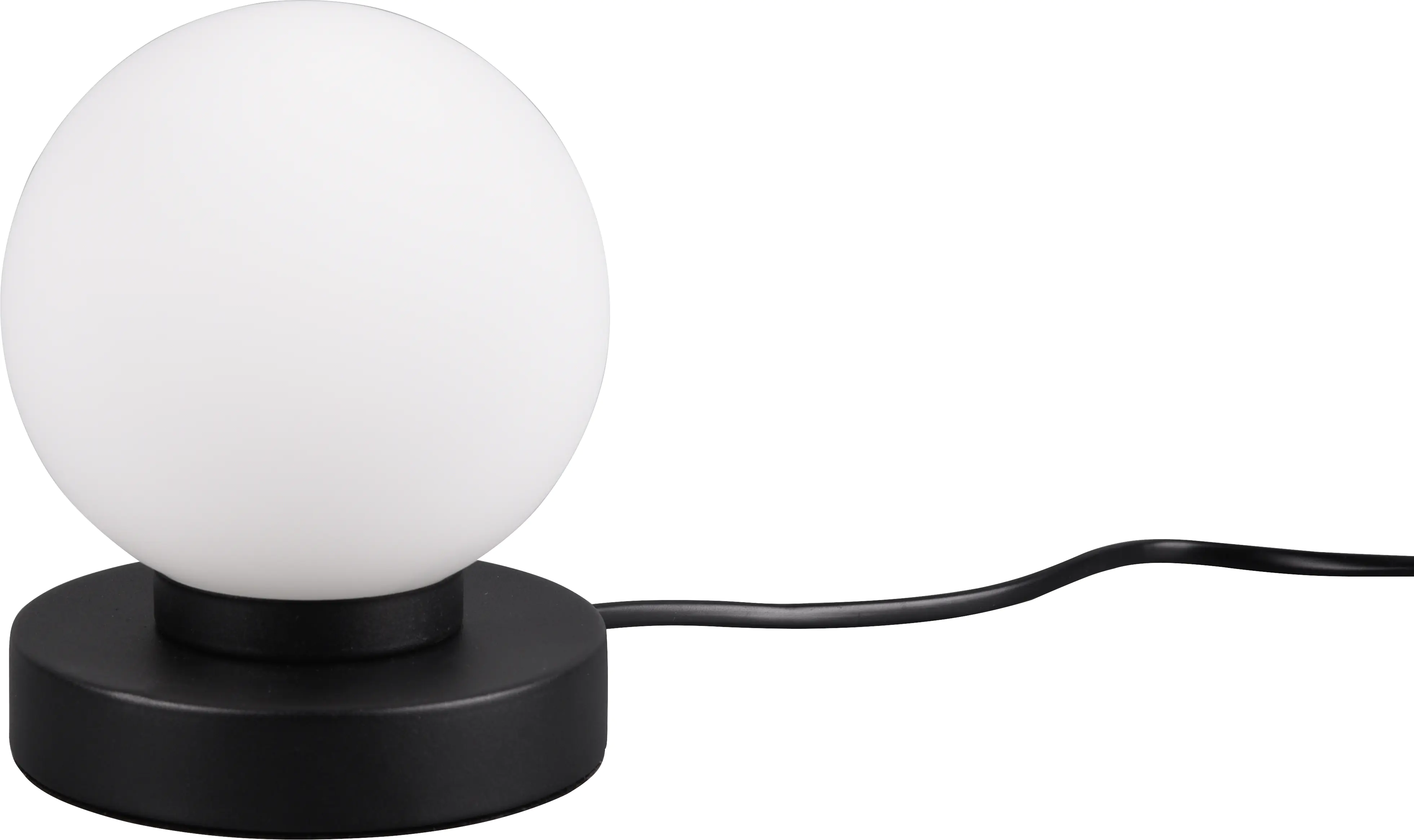 Trio Leuchten Tischleuchte Prinz II 1xE14, schwarz, weiß