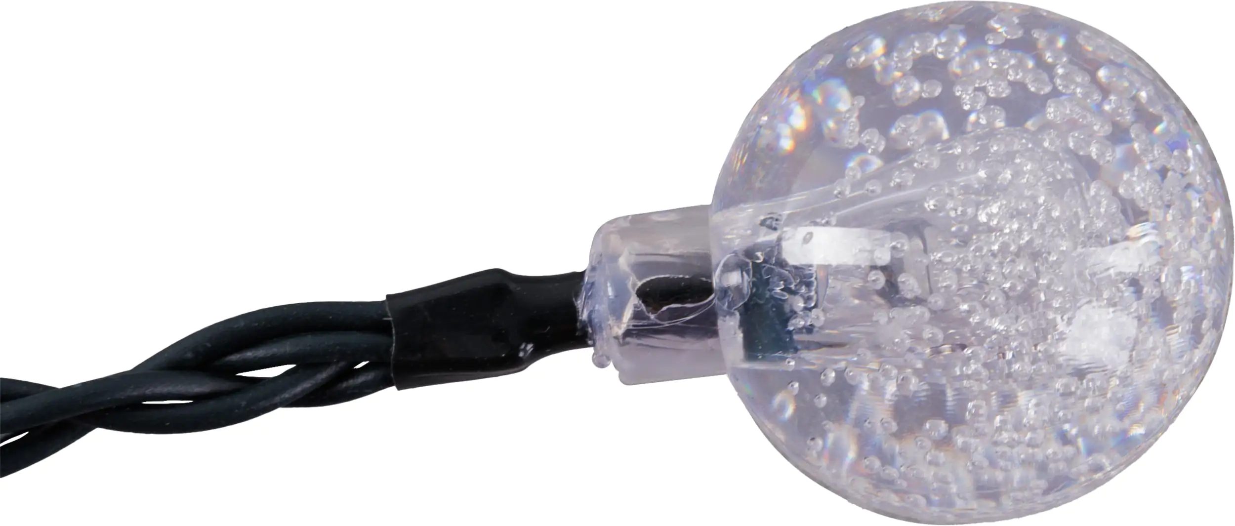 TrendLine LED-Lichterkette Kugeln Außen 2,7 m warmweiß mit Timer