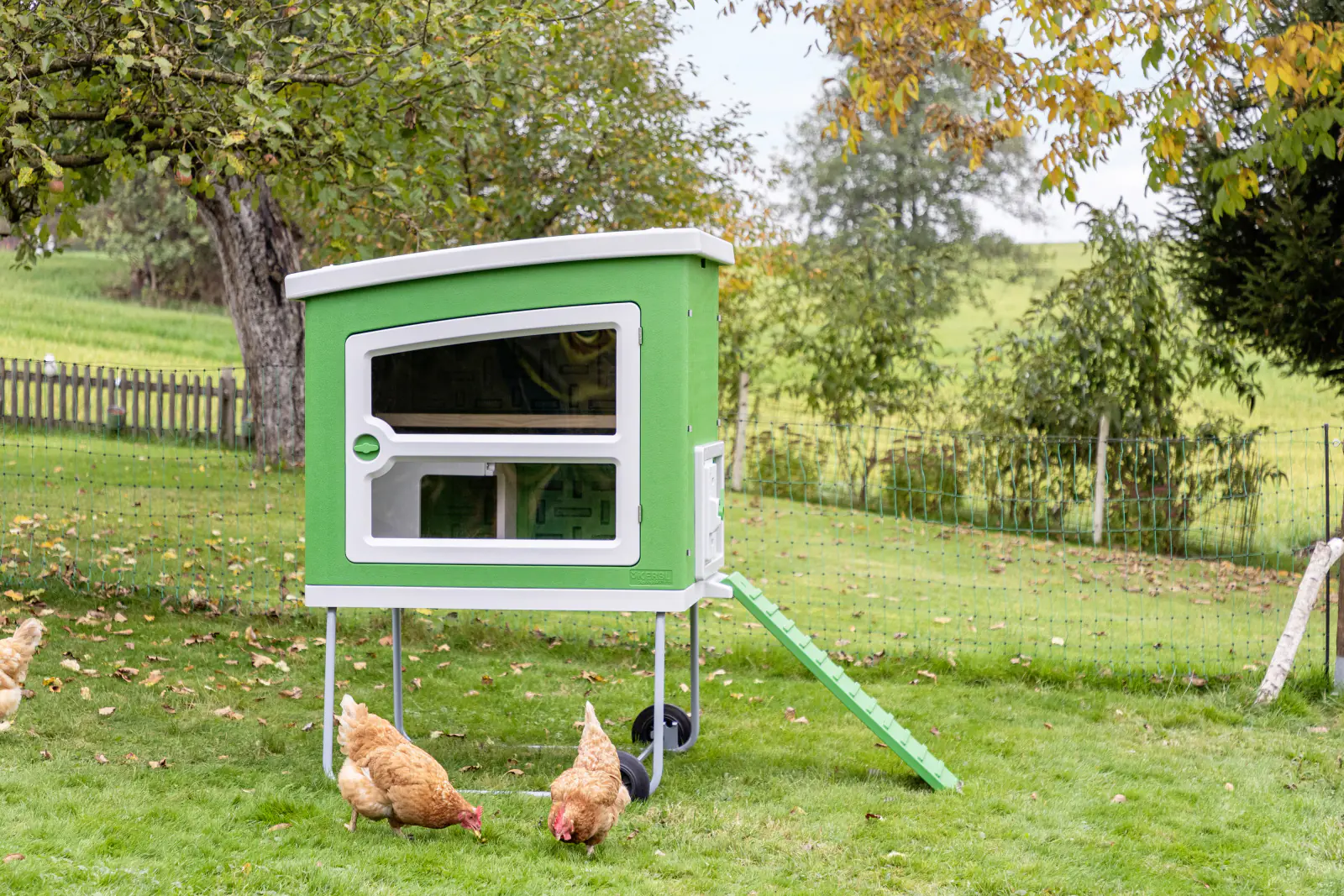 Kerbl Hühnerstall Mobile Coop 119 x 96 x 162 cm grün Kerbl Hühnerstall Mobile Coop 119 x 96 x 162 cm grün