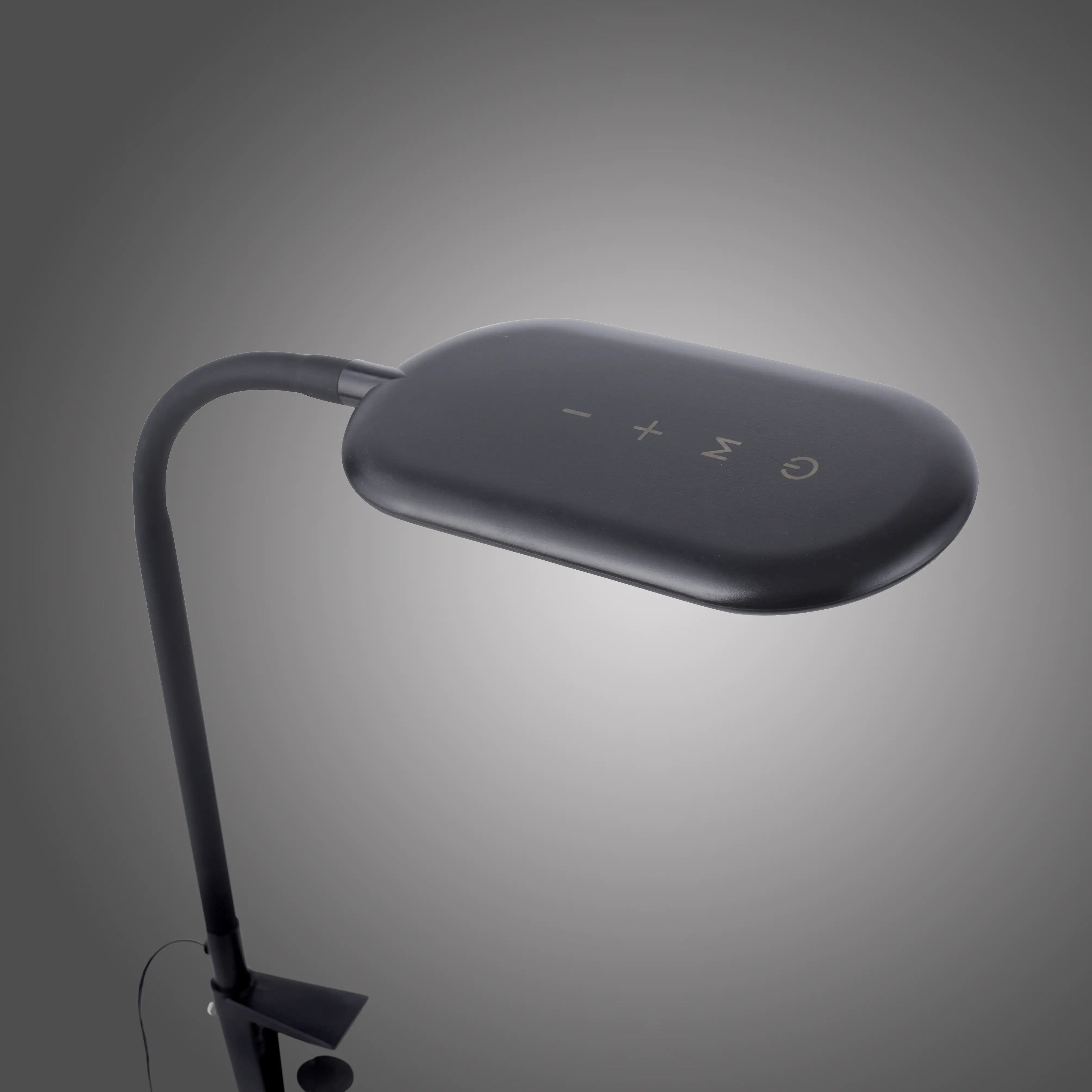 4043689975098_1 Leuchten Direkt CCT LED Klemmleuchte schwarz 68 x 10 cm dimmbar