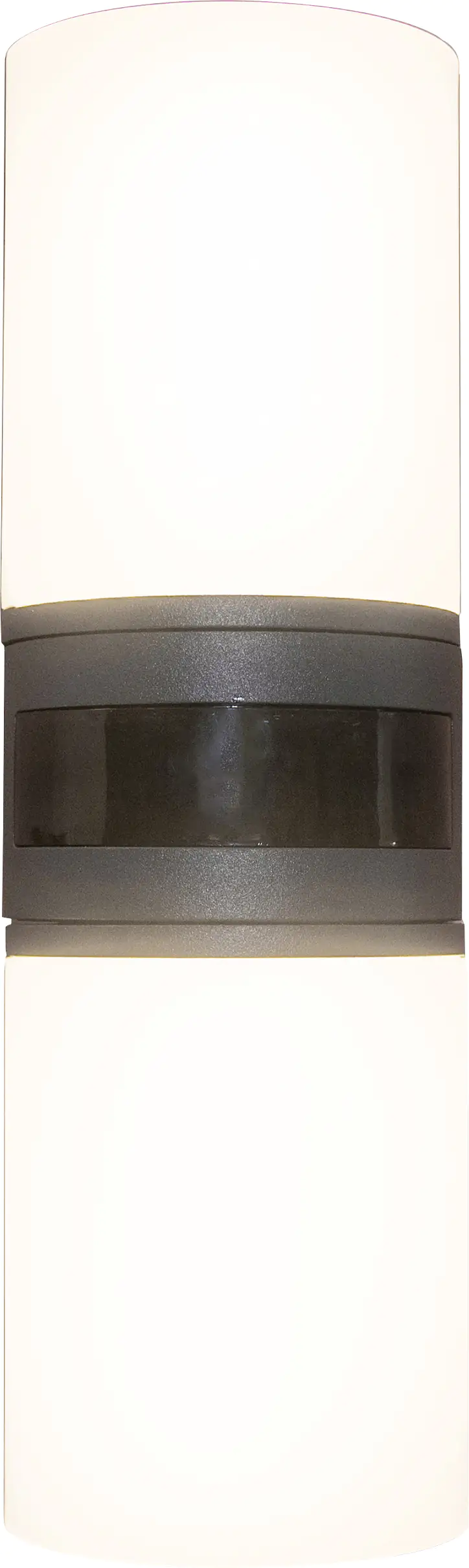 6939412049113_2677425 Lutec LED Außenwandleuchte Cyra anthrazit/weiß mit Senor Up- & Downlight