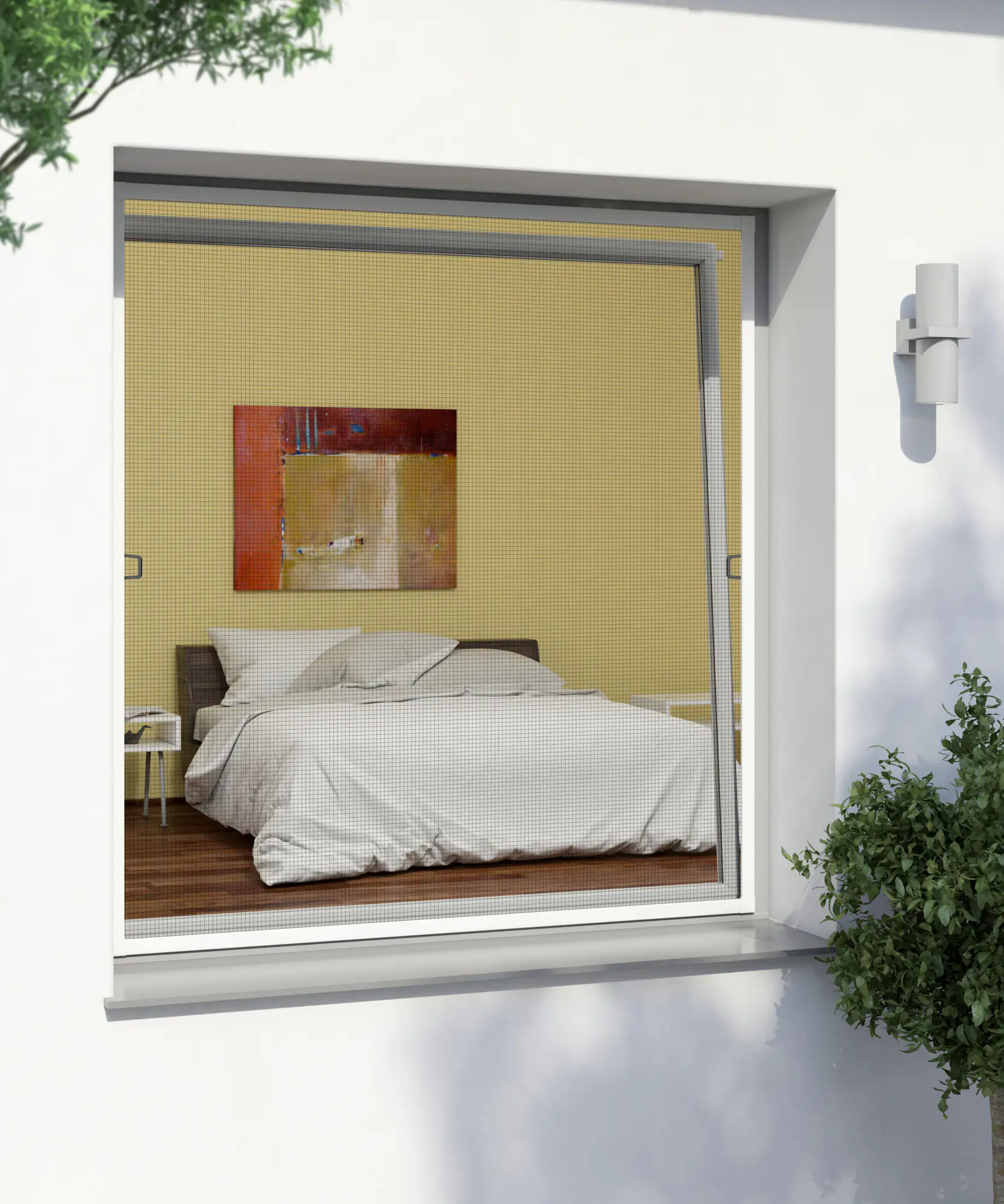 9003117037687 RS Fliegenschutz-Fenster 130 x 150 cm anthrazit/anthrazit kürzbar