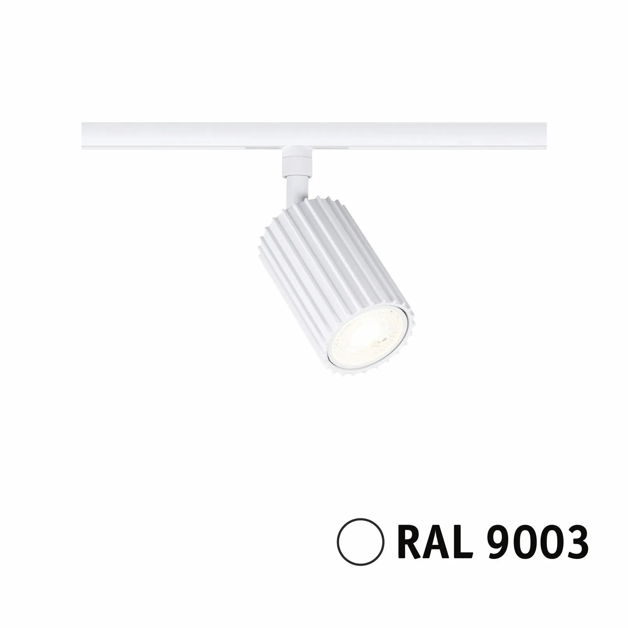 Paulmann URail Deckenleuchte 1er Spot Lirena Ø 6 x 17 cm signalweiß