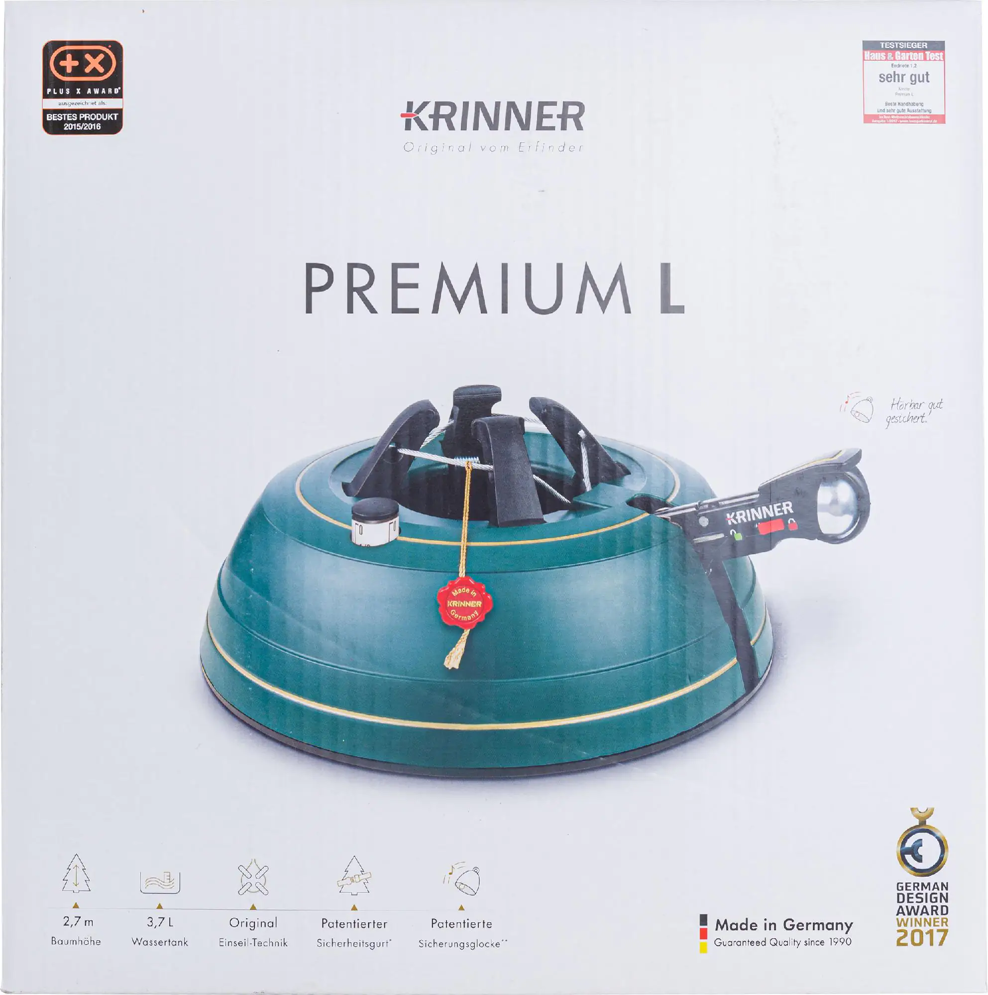 Krinner Christbaumständer Premium L Stamm Ø: bis 12 cm Krinner Christbaumständer Premium L Stamm Ø: bis 12 cm