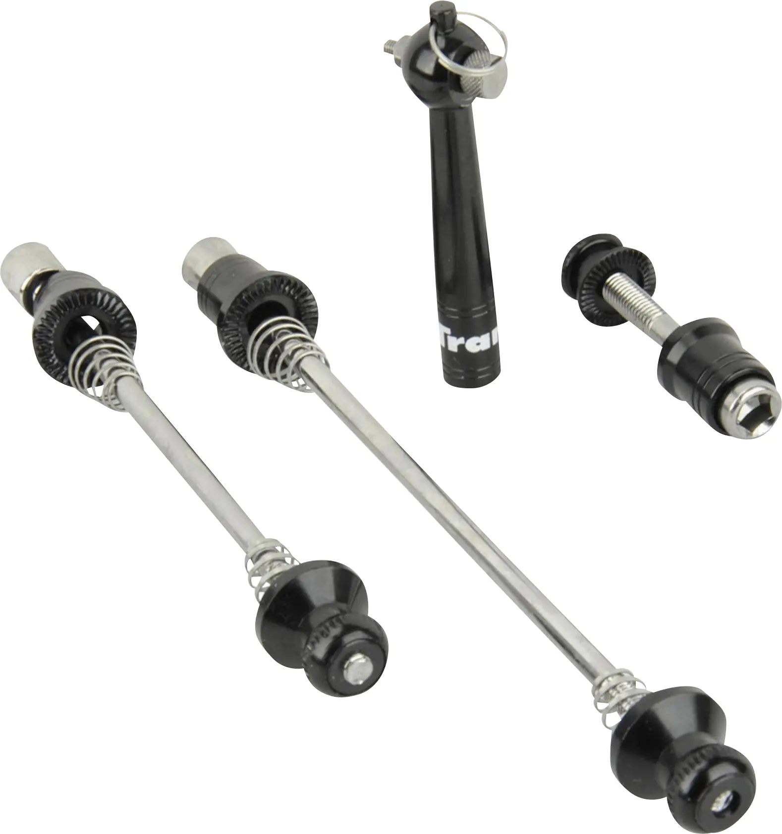 Tranzx Sattel Schnellspanner-Set mit 5-Kantschlüssel 3-teilig