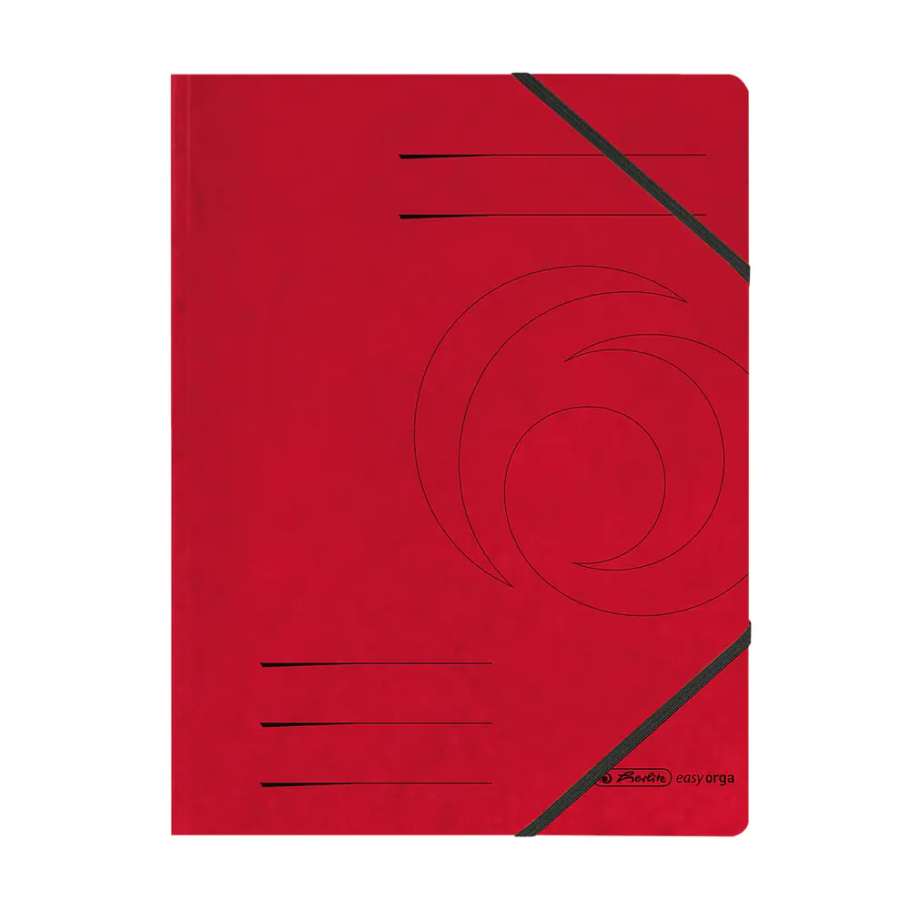 herlitz Eckspanner A4 rot 2 Gummizüge