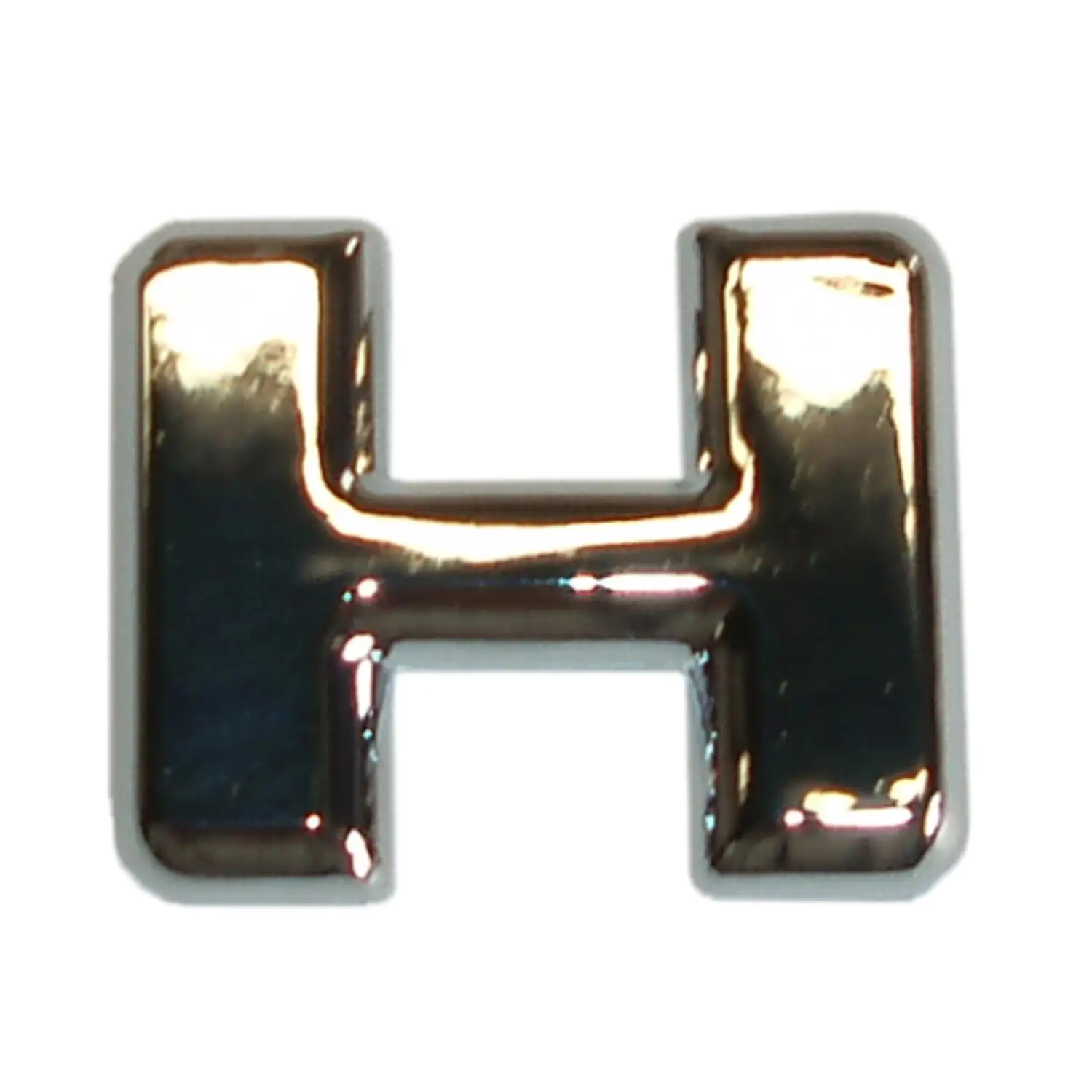 Hermann Schütz 3D-Relief-Chrome-Buchstabe H 25x35mm