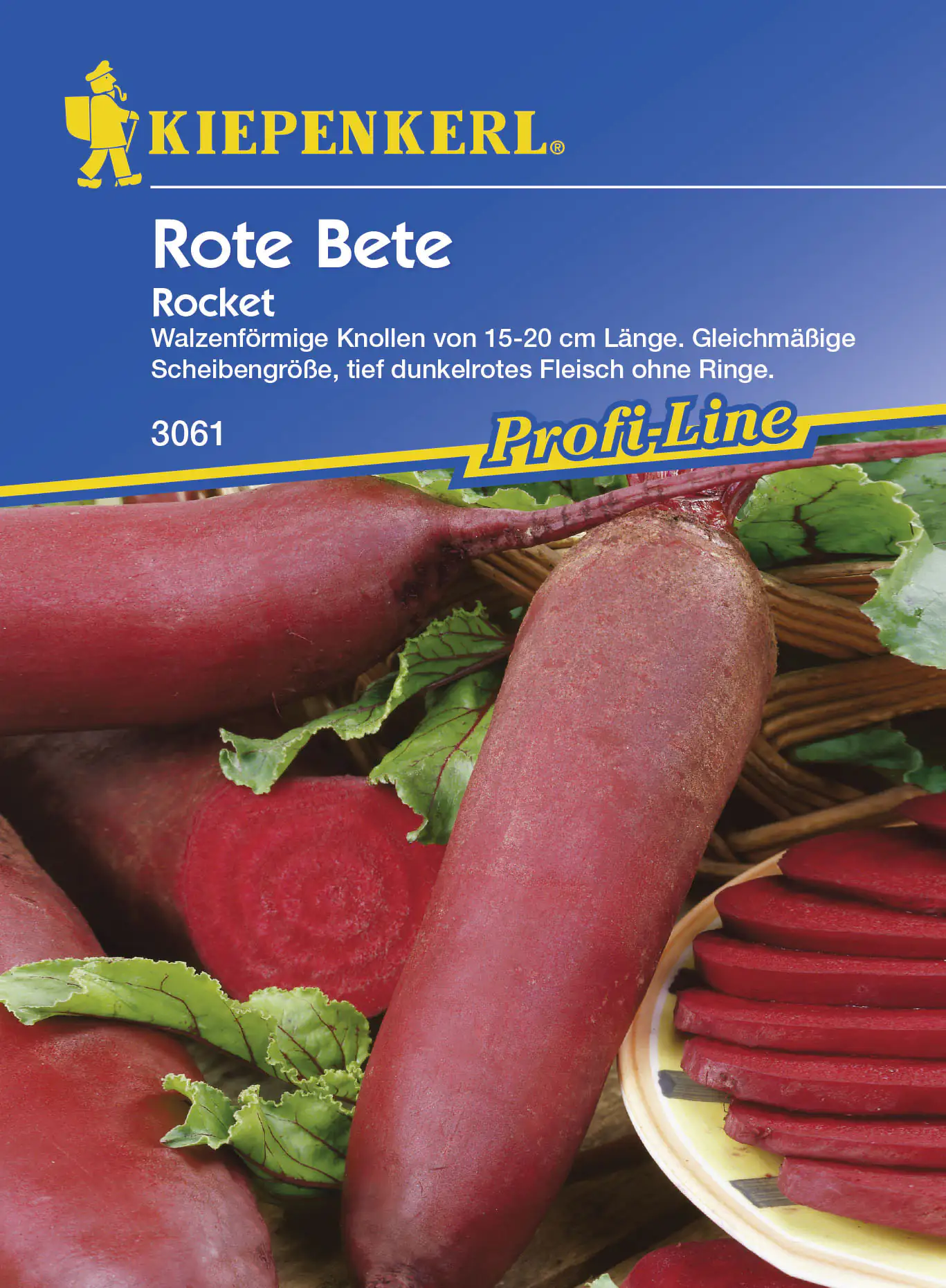 Kiepenkerl Rote Bete Rocket Beta vulgaris subsp. vulgaris, Inhalt: ca. 100 Pflanzen