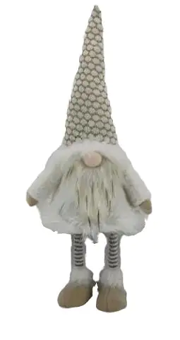 TrendLine Dekofigur Zwerg 56 x 19 cm weiß-beige