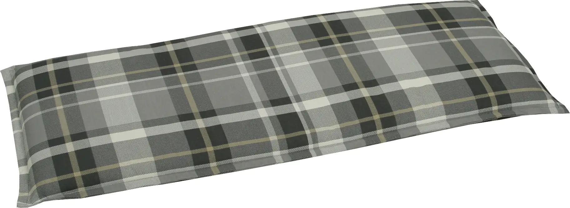 Go-De Bankauflage 115 x 48 x 6 cm grau-kariert Go-De Bankauflage 115 x 48 x 6 cm grau-kariert