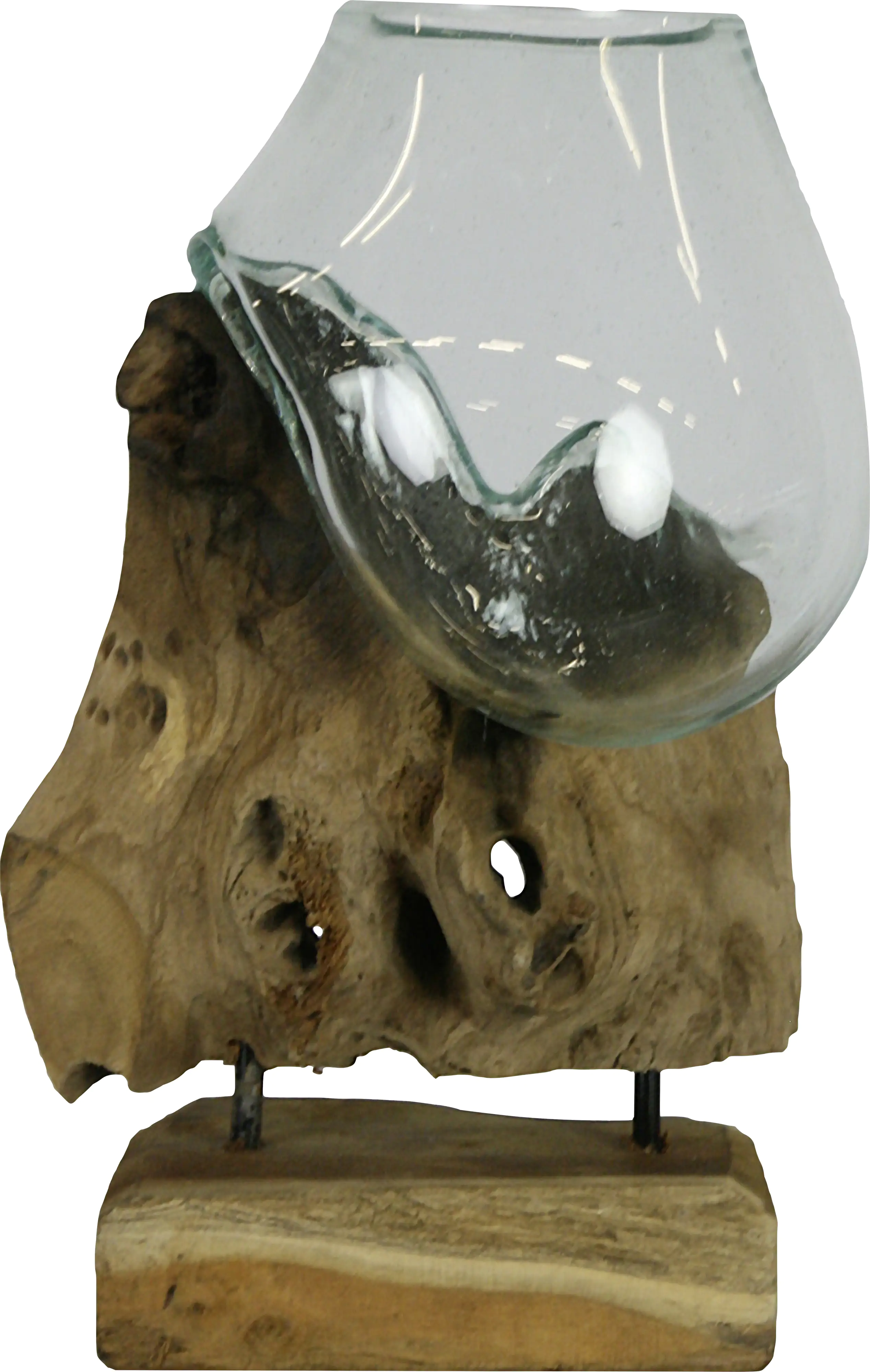 Dijk Glas auf Wurzel 18 x 18 x 28 cm