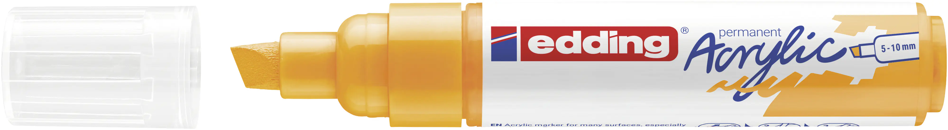 edding 5000 Acrylmarker breit sonnengelb 5 - 10 mm