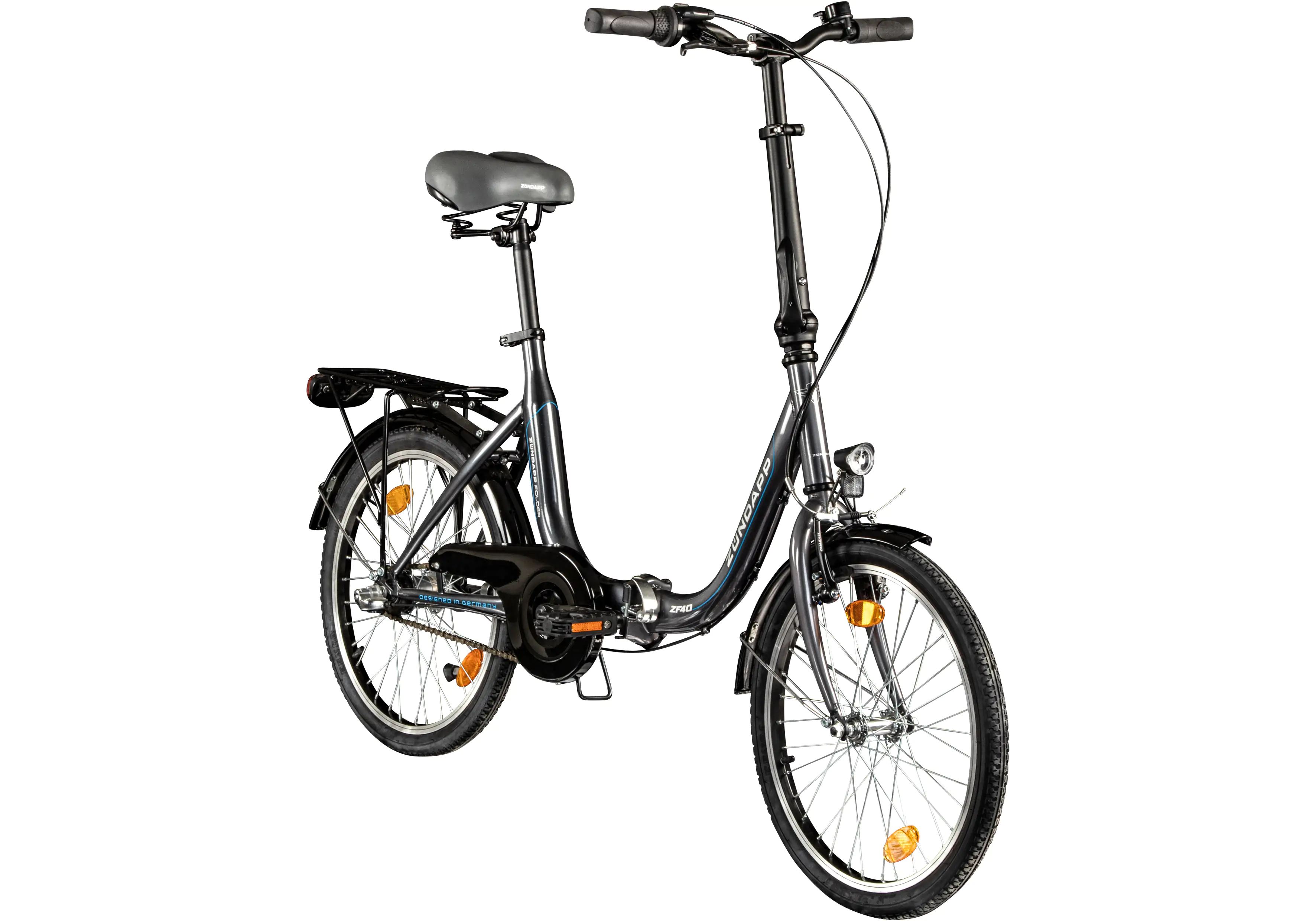 Zündapp Faltrad ZF40 20 Zoll 3-Gang RH 35,5cm grau