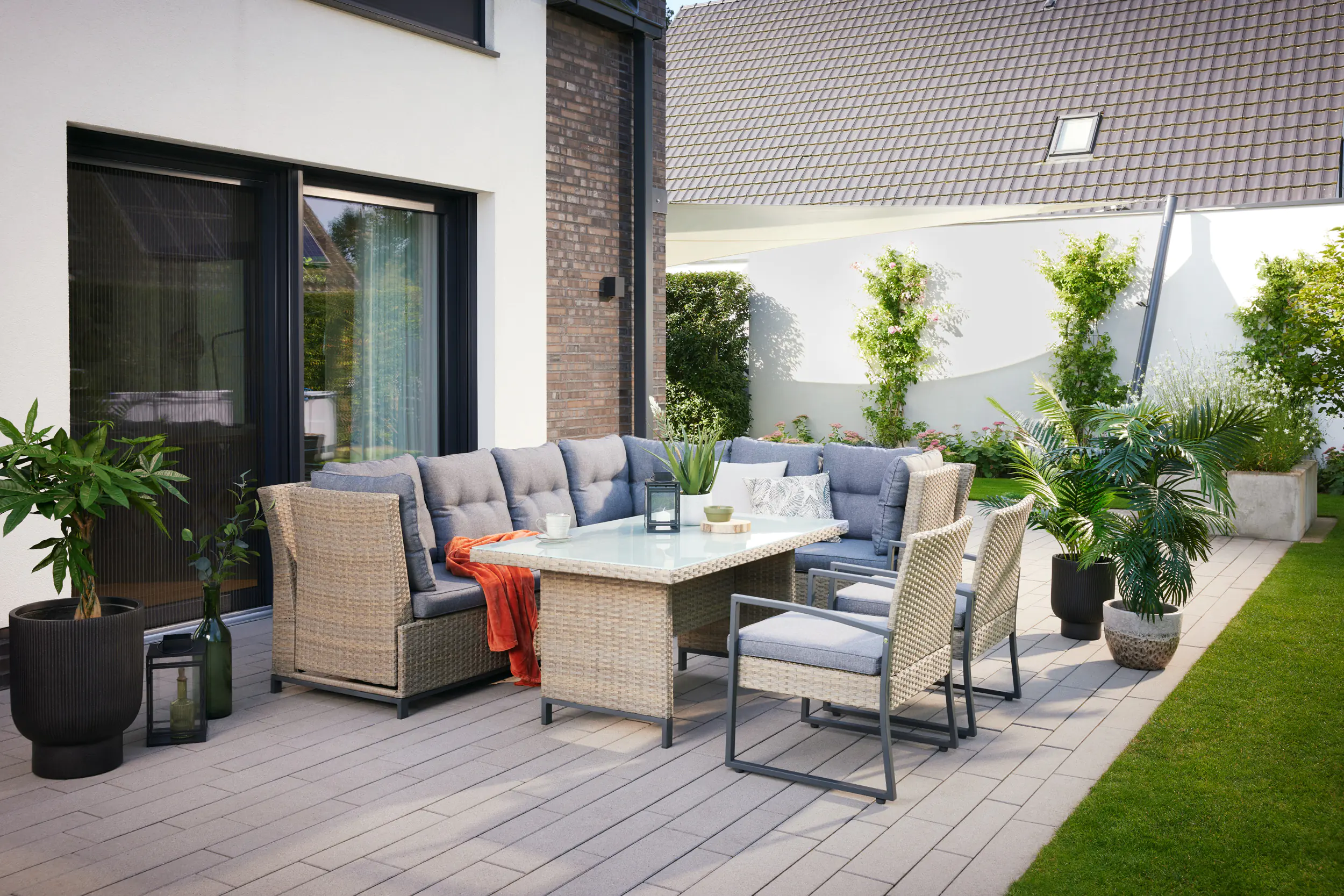 Primaster Gartenmöbel-Set Elba Rattan/Aluminium Primaster Gartenmöbel-Set Elba Rattan/Aluminium