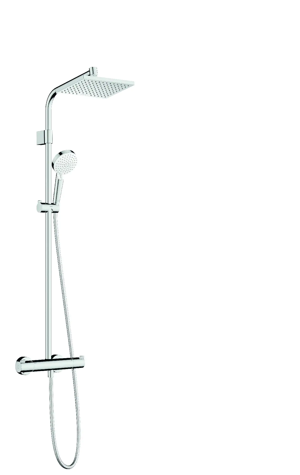Hansgrohe Kopfbrausesystem Waterforms 230 Chrom