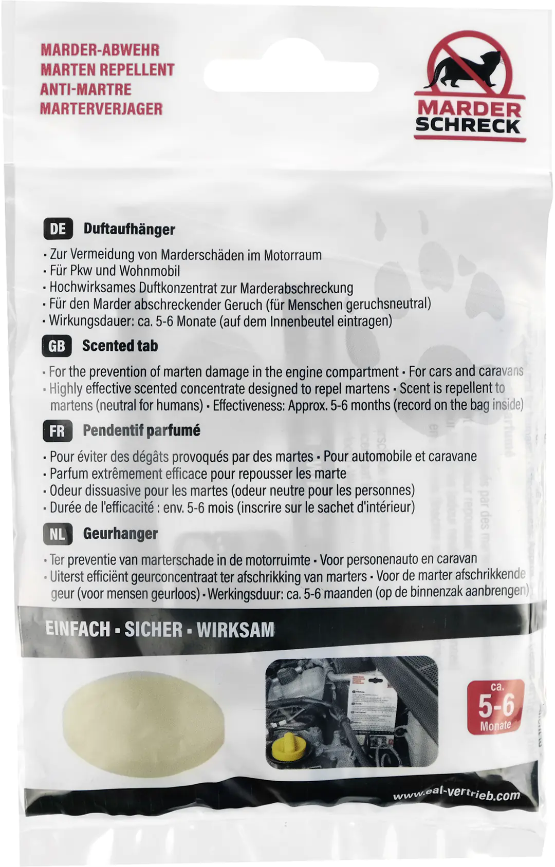 LAS Marderabwehrduftscheibe LAS Marderabwehrduftscheibe