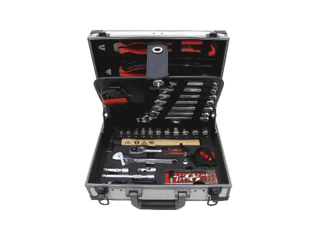 Primaster Werkzeugkoffer WK129 129-teilig 1/4" 1/2" Primaster Werkzeugkoffer WK129 129-teilig 1/4" 1/2"