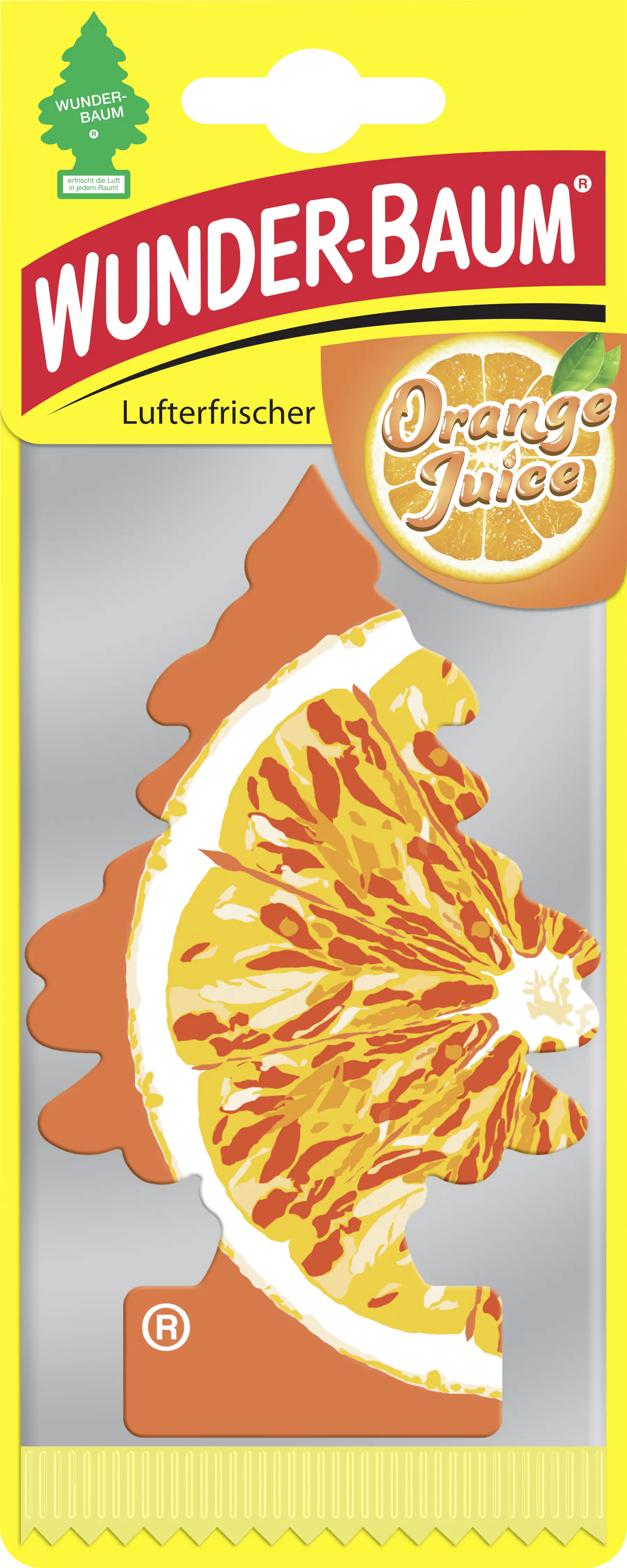 7612720201457 Wunderbaum Papierlufterfrischer Orange Juice