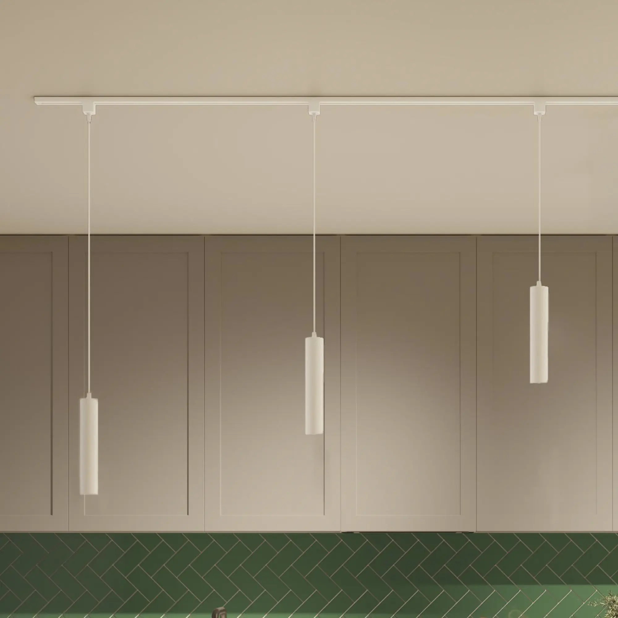 Philips EasyLink Trägerschiene 1 m mit Stromzufuhr weiß