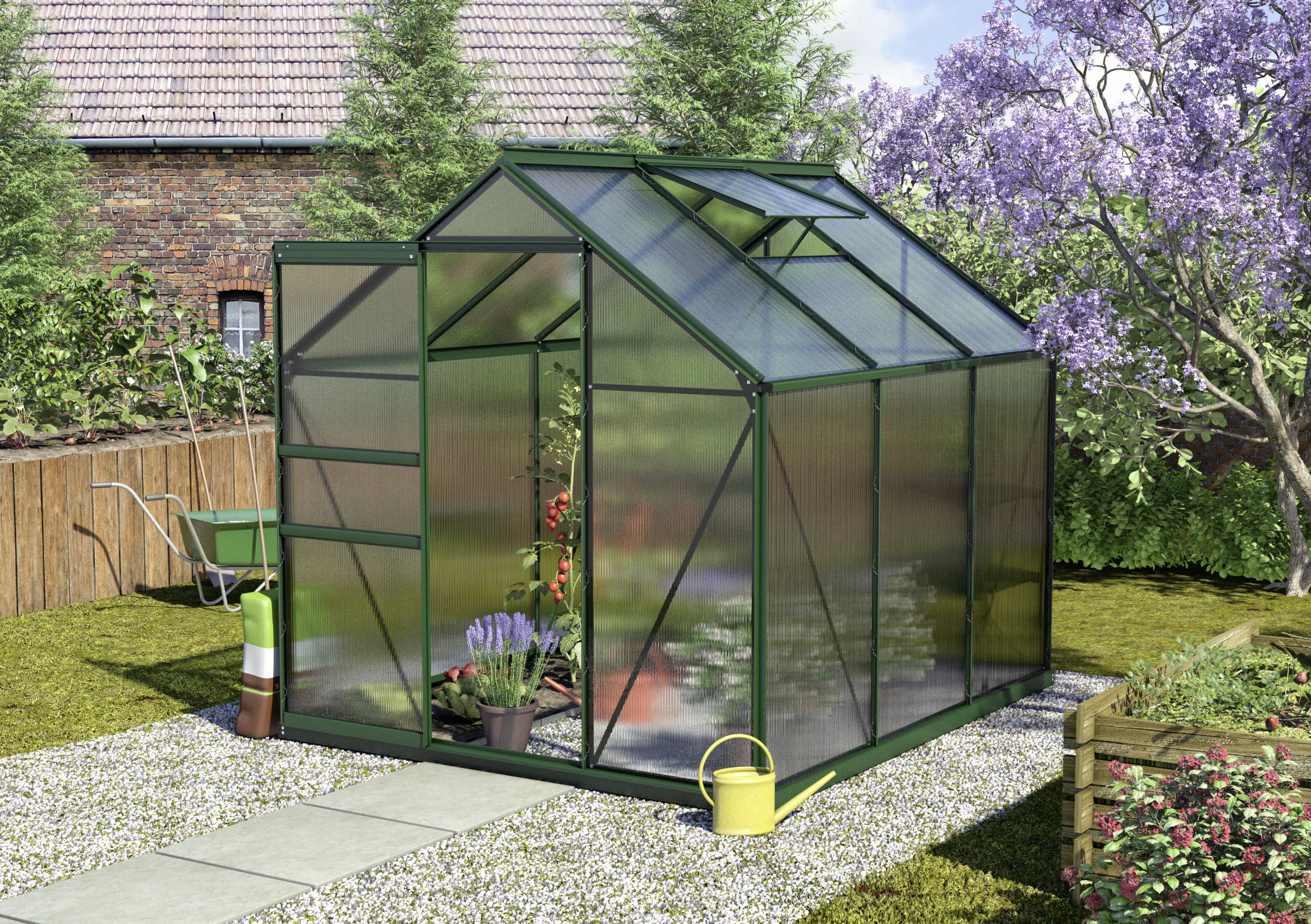 Vitavia Gewächshaus Calypso 4400 192 x 228 cm 6 mm HPK