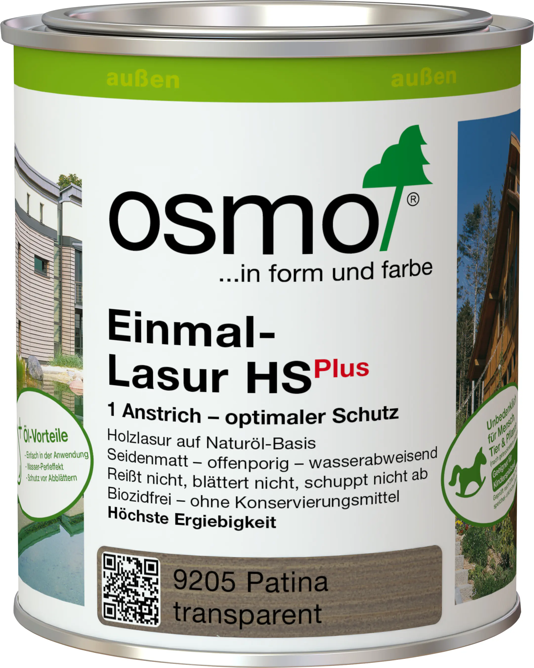 Osmo Einmal-Lasur HS Plus 750 ml patina