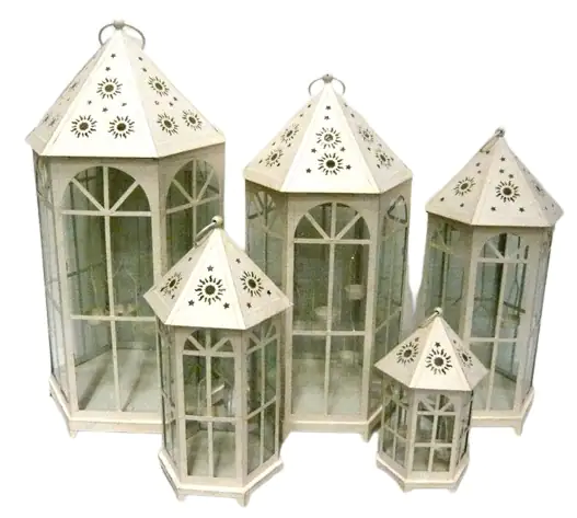 Lensing Laterne aus Metall  62 cm