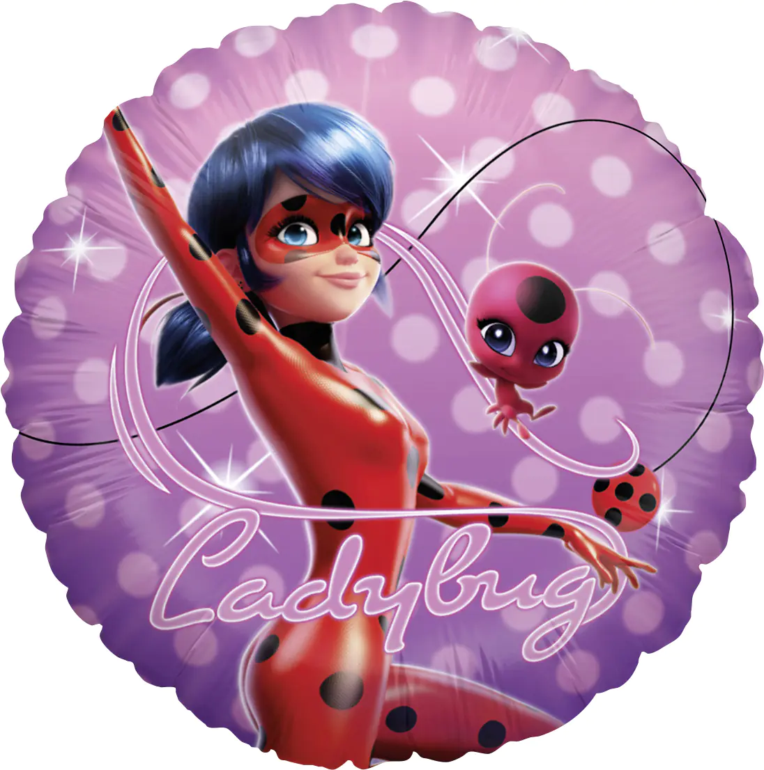 Folienballon Miraculous Ladybug Ø 45 cm Folienballon Miraculous Ladybug Ø 45 cm