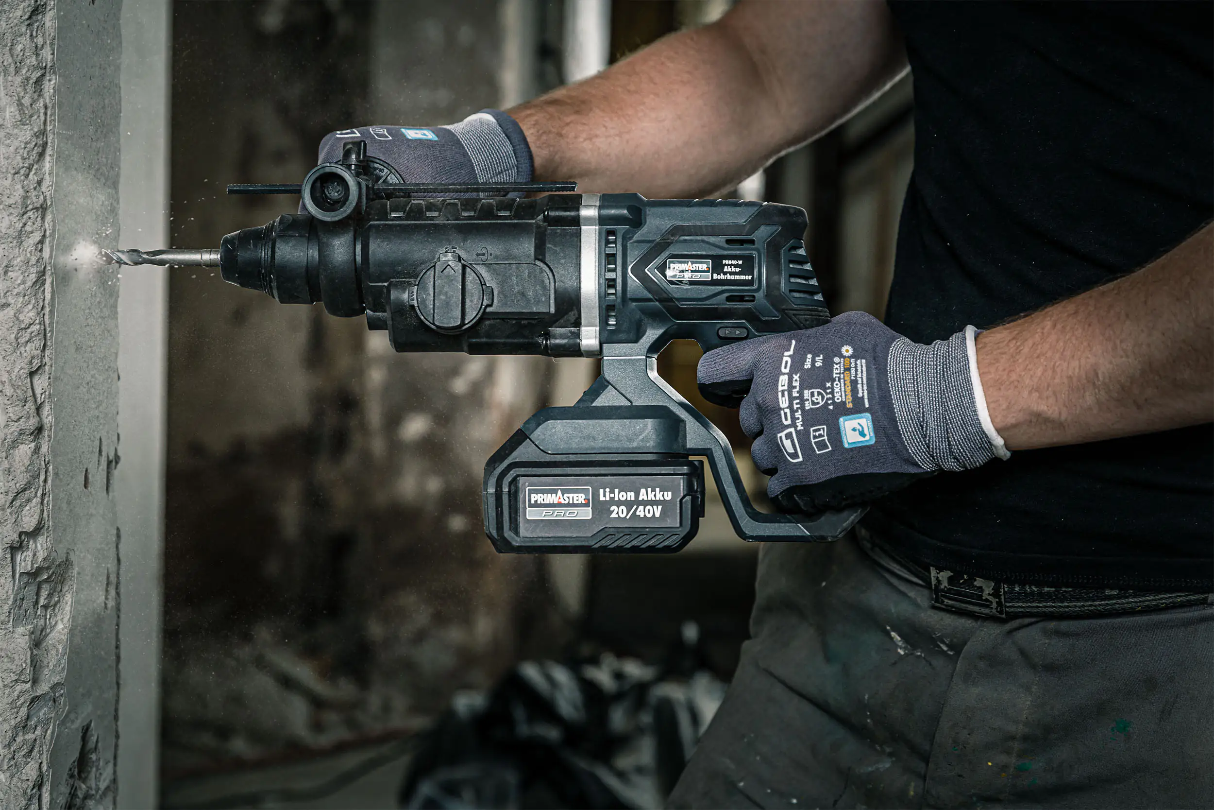 4004646231527_03 Primaster Pro Akku-Bohrhammer PBH40-W 40 V Solo