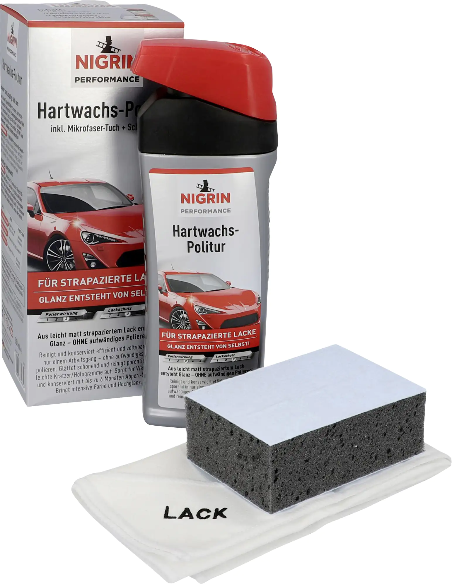 Nigrin Performance Hartwachs-Politur Turbo 500ml