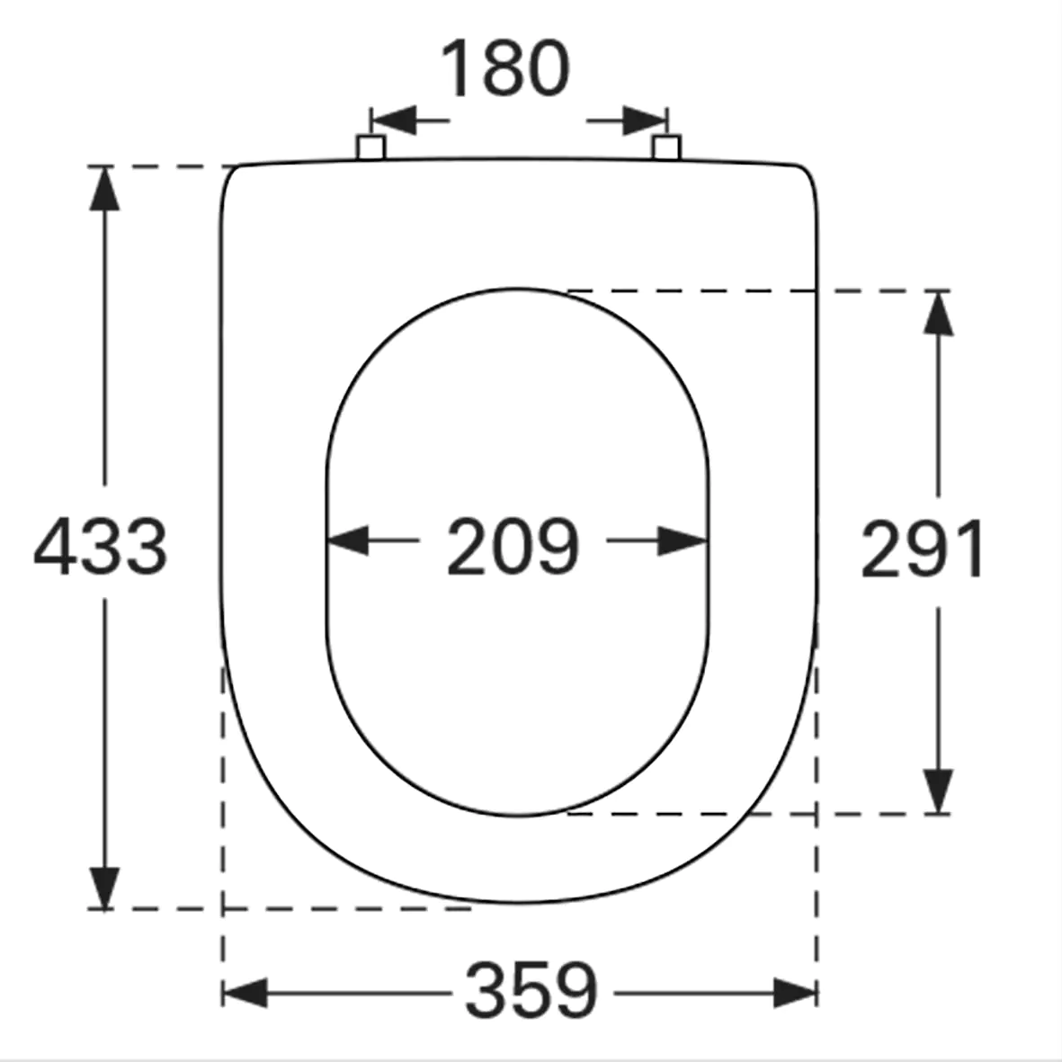 Villeroy & Boch WC-Sitz Subway 2.0 abnehmbar, mit Absenkautomatik