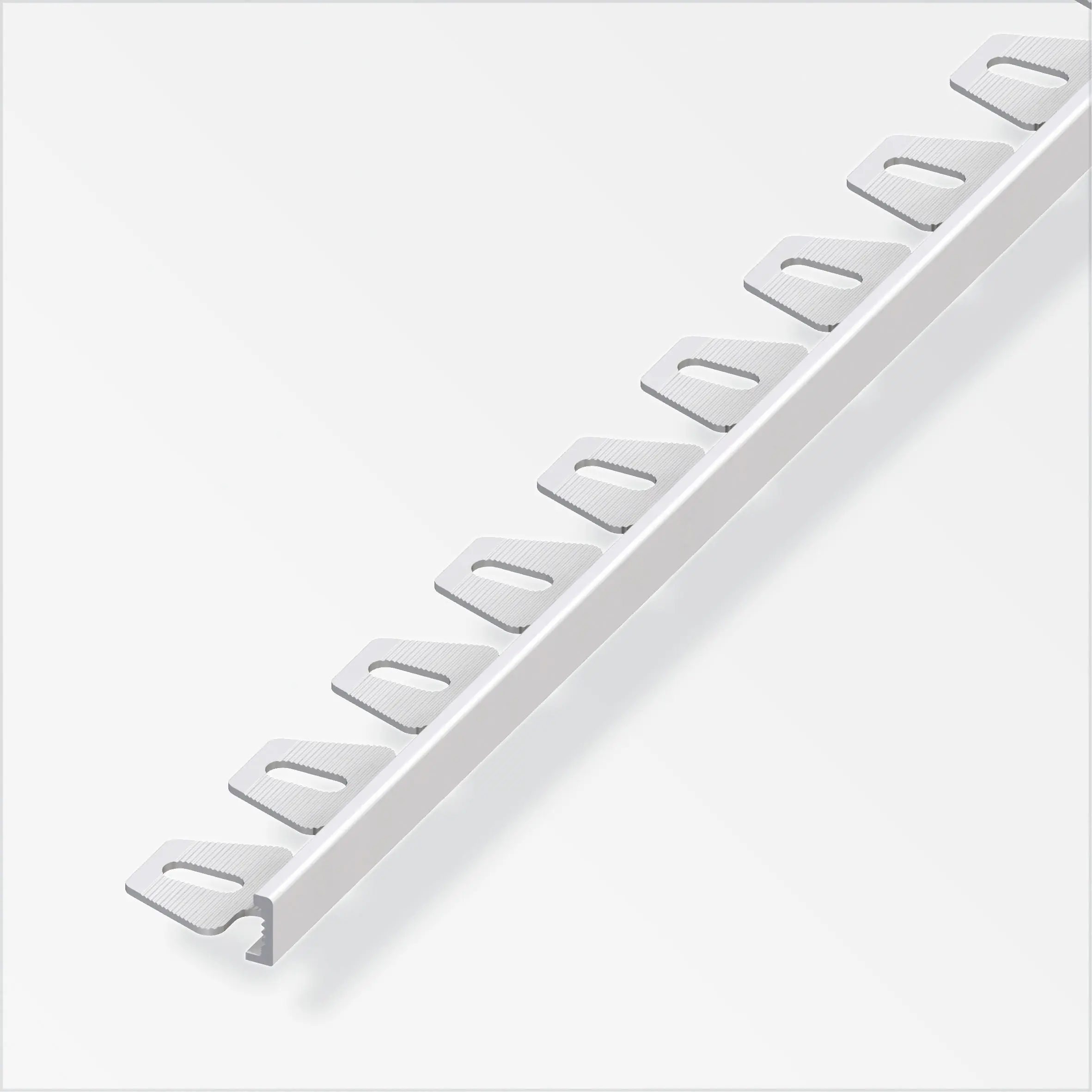 alfer Winkelprofil Aluminium eloxiert silber gestanzt