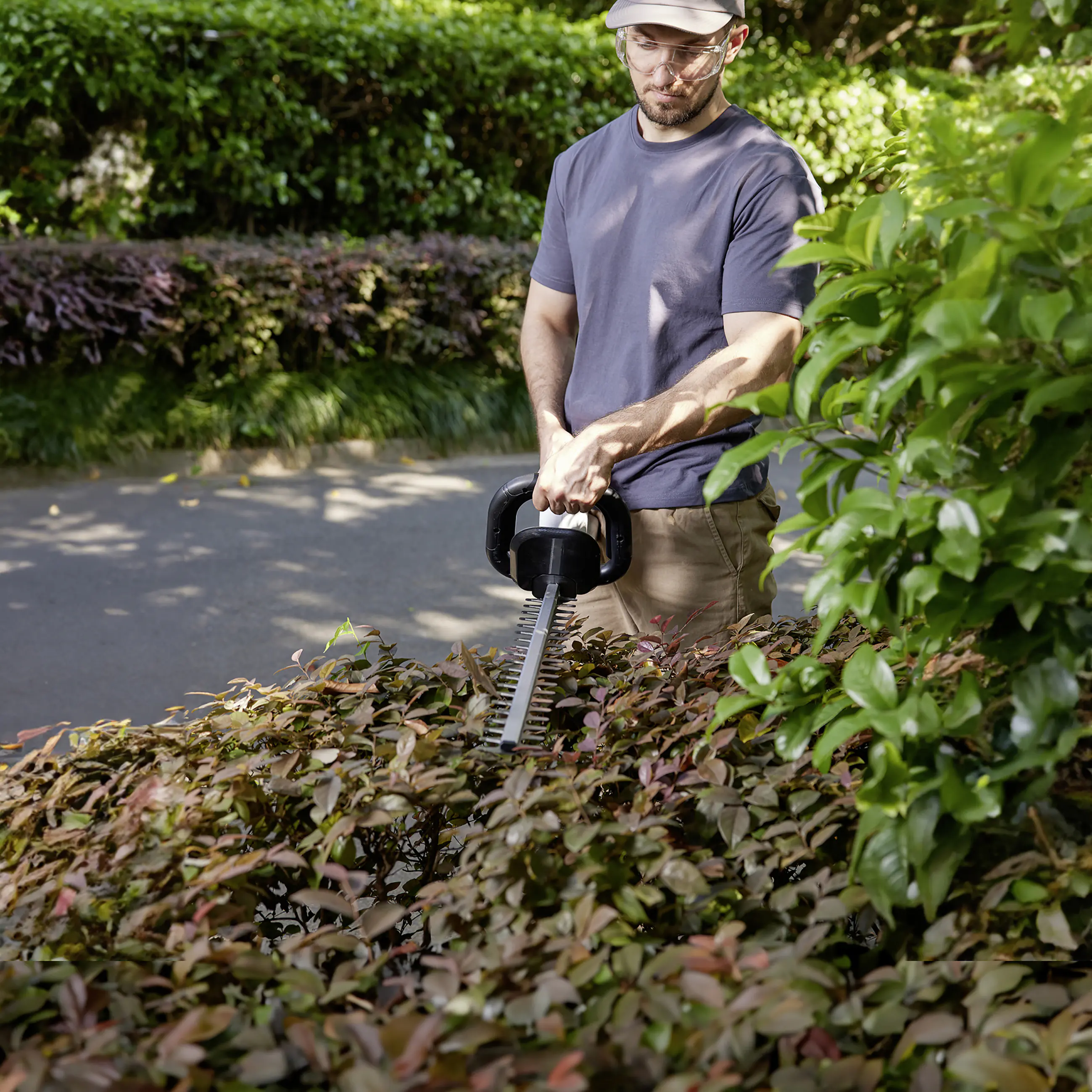 Litheli Akku-Heckenschere U20 20V, 51 cm Schnittlänge inkl. Akku 2.0Ah
