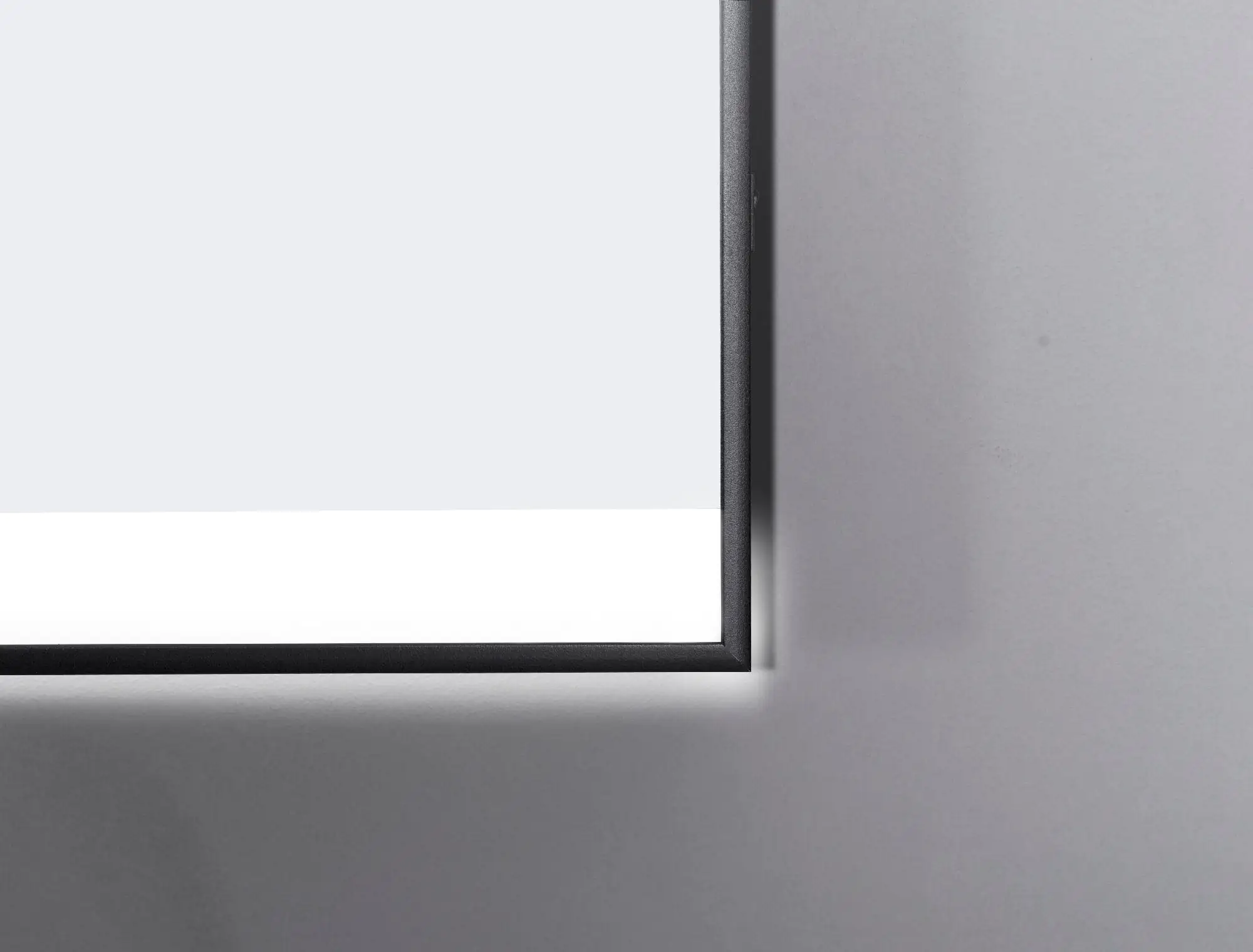 DSK LED Lichtspiegel Black Stark 120 x 70 cm, schwarz