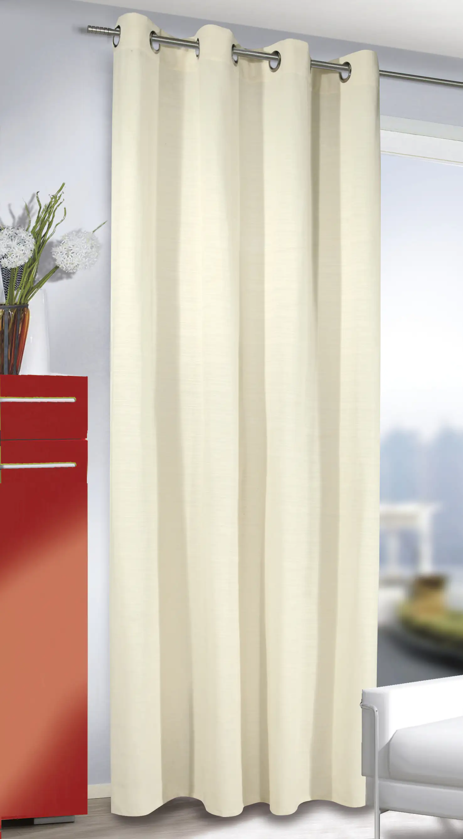 Neusser Collection Ösenschal Mike creme, 140 x 245 cm