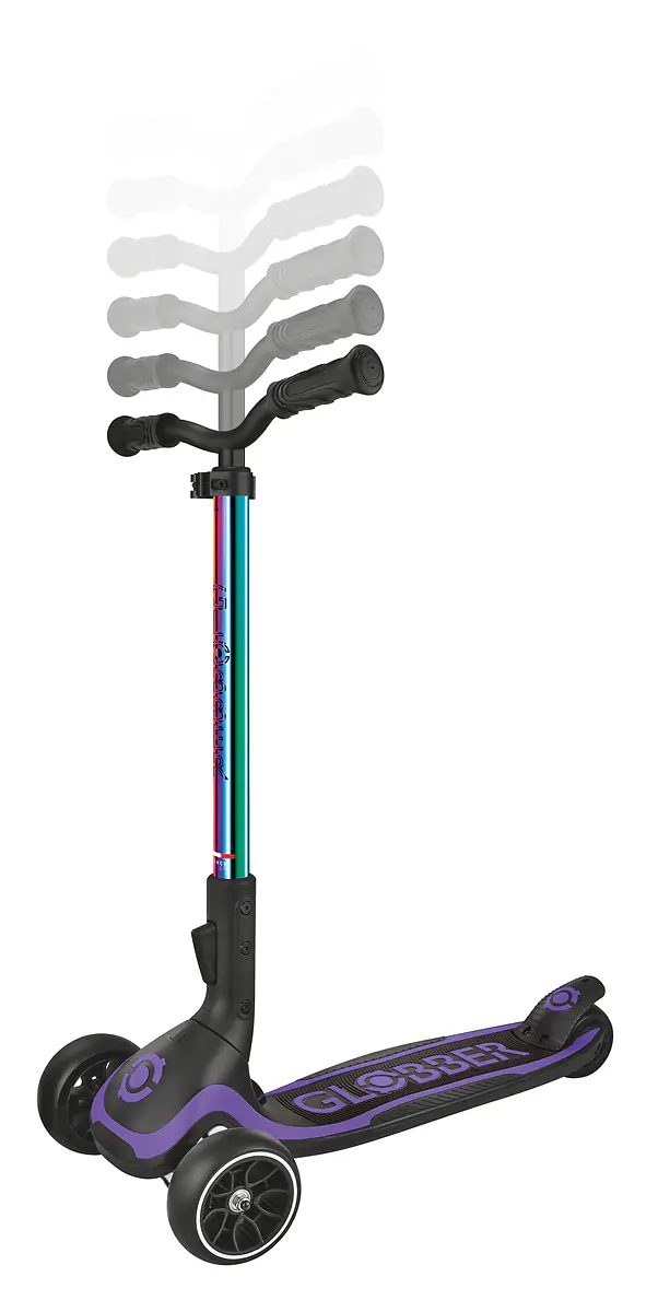 Globber Scooter für Kinder Ultimum schwarz/lila