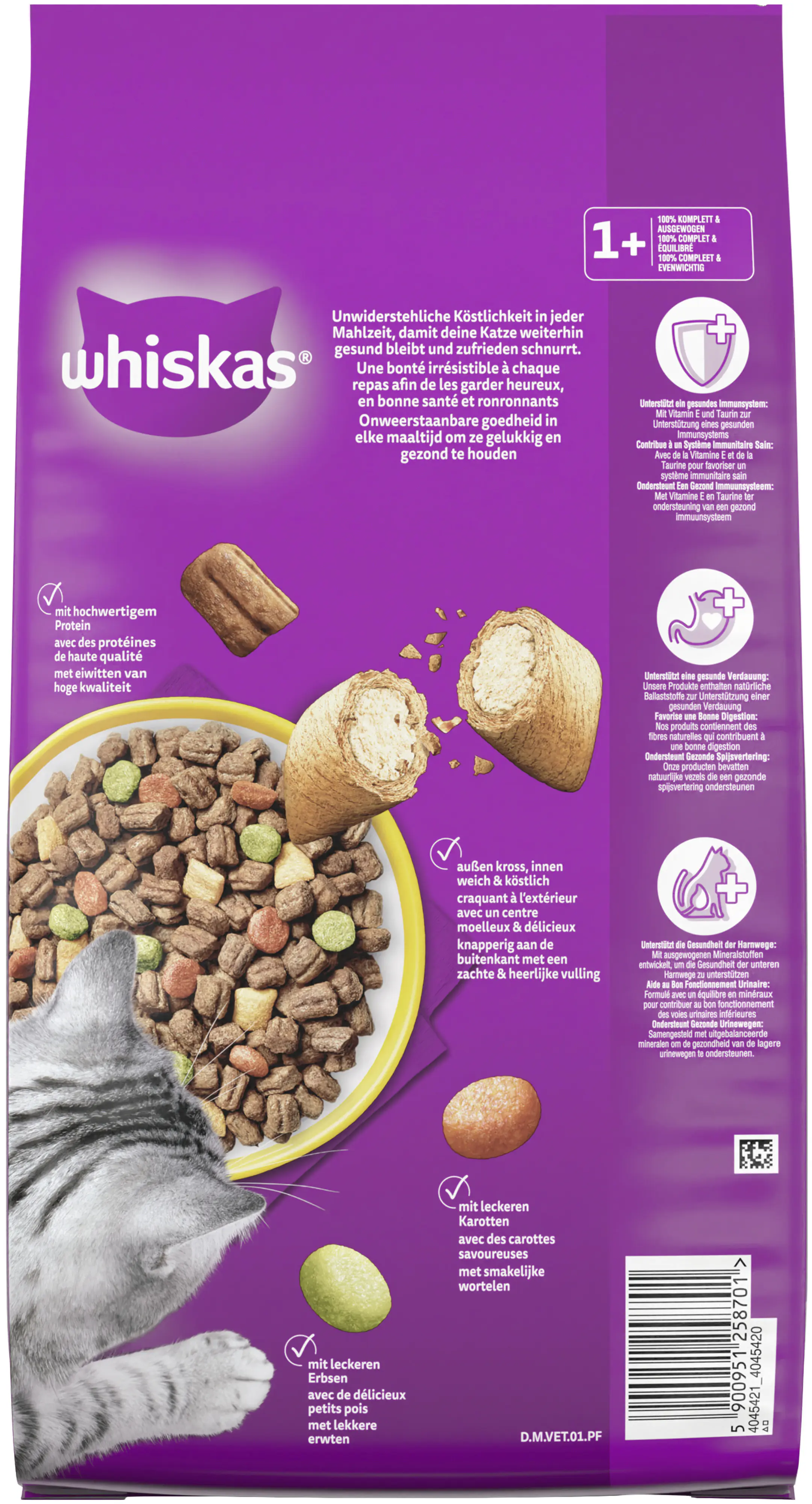 Whiskas Katzenfutter Adult 1+ mit Huhn 3,8 kg