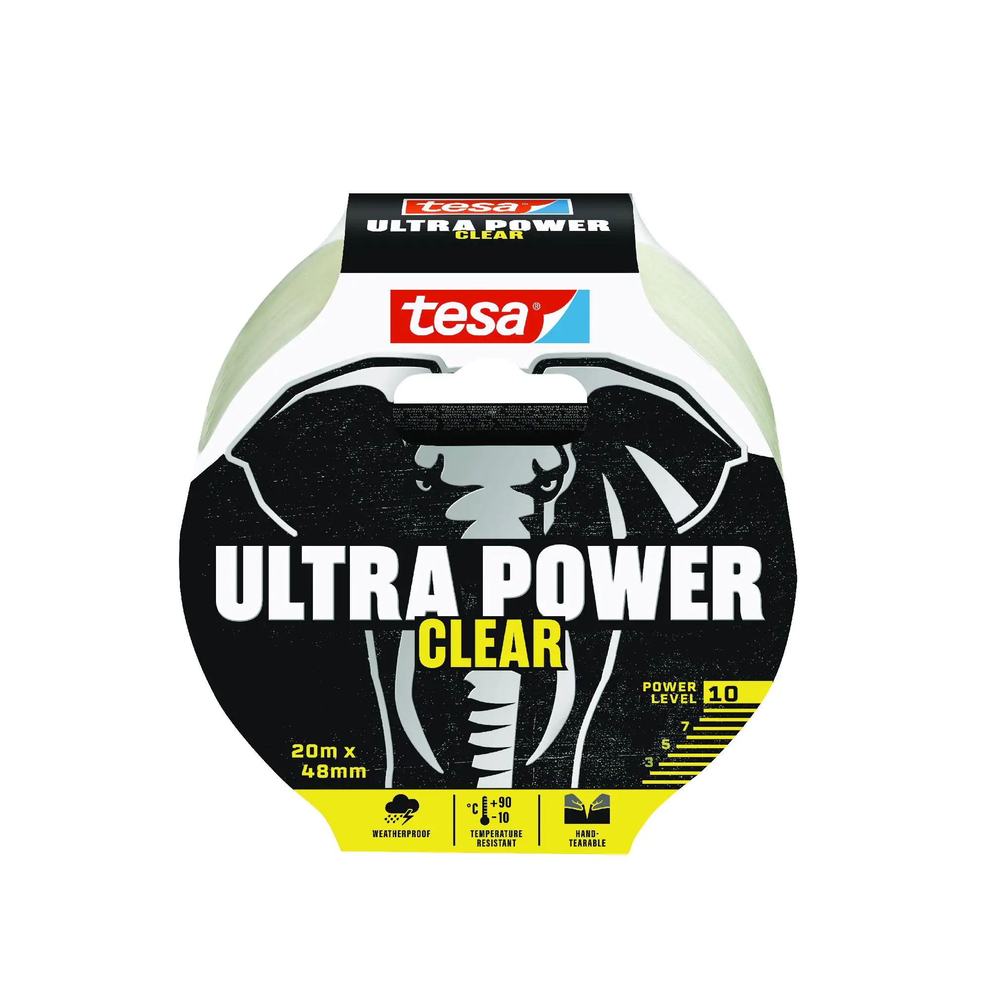 tesa Ultra Power Clear 20 m x 48 mm, transparent tesa Ultra Power Clear 20 m x 48 mm, transparent