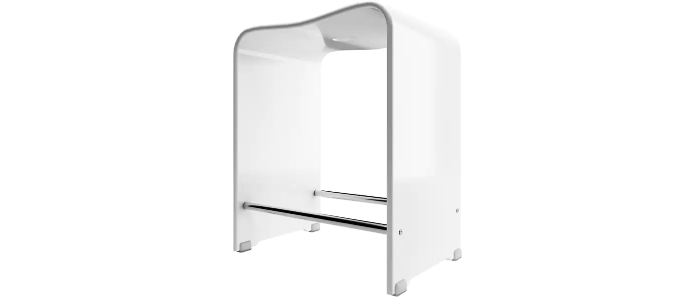 Schulte Duschsitz aus Acryl weiß