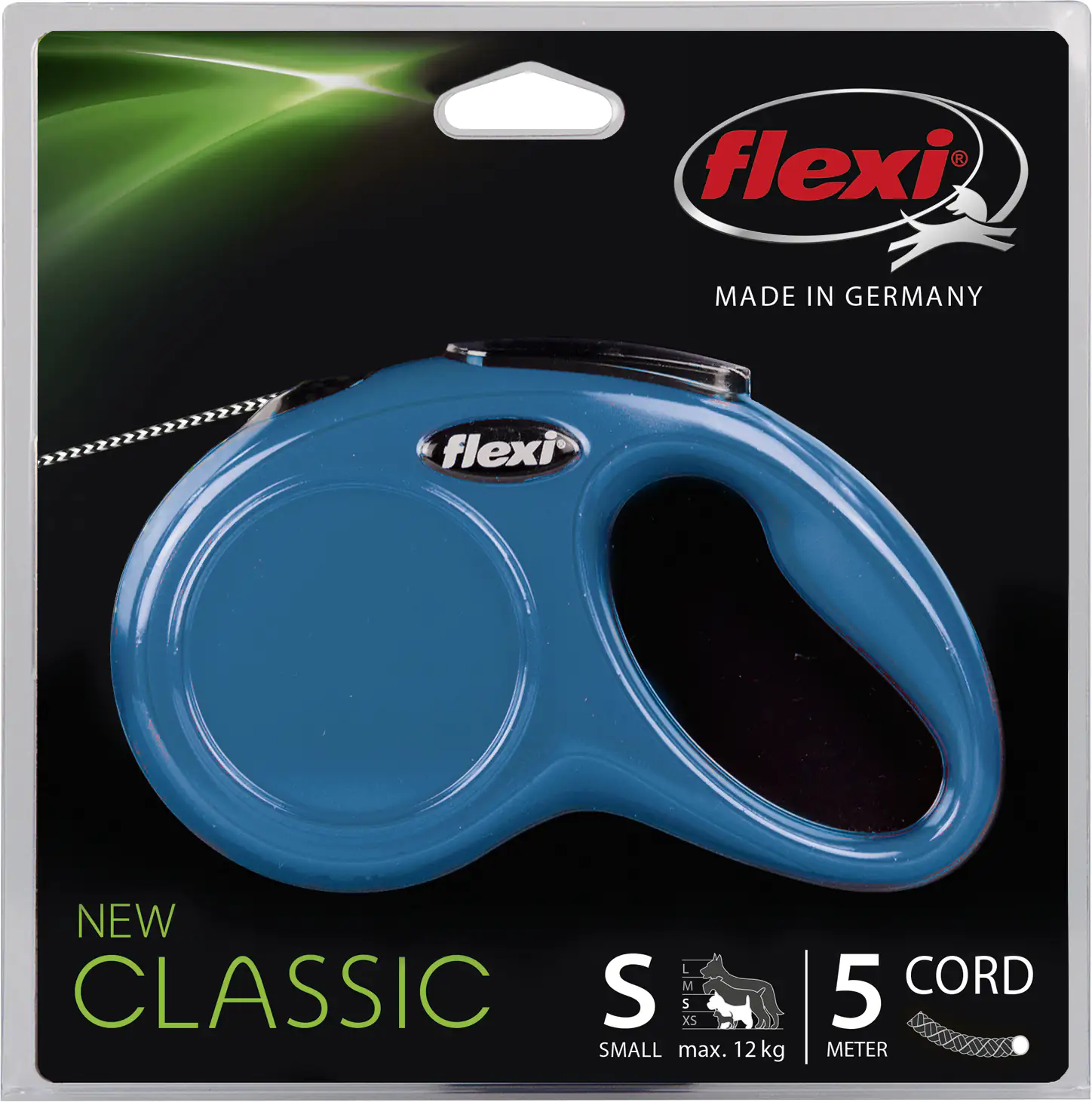 4000498022511_1188399 Flexi Hundeleine New Classic S blau, Seil