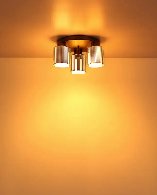 Globo Deckenleuchte Felicia 34,5 x 17,5 cm Ø x H schwarz-chrom matt