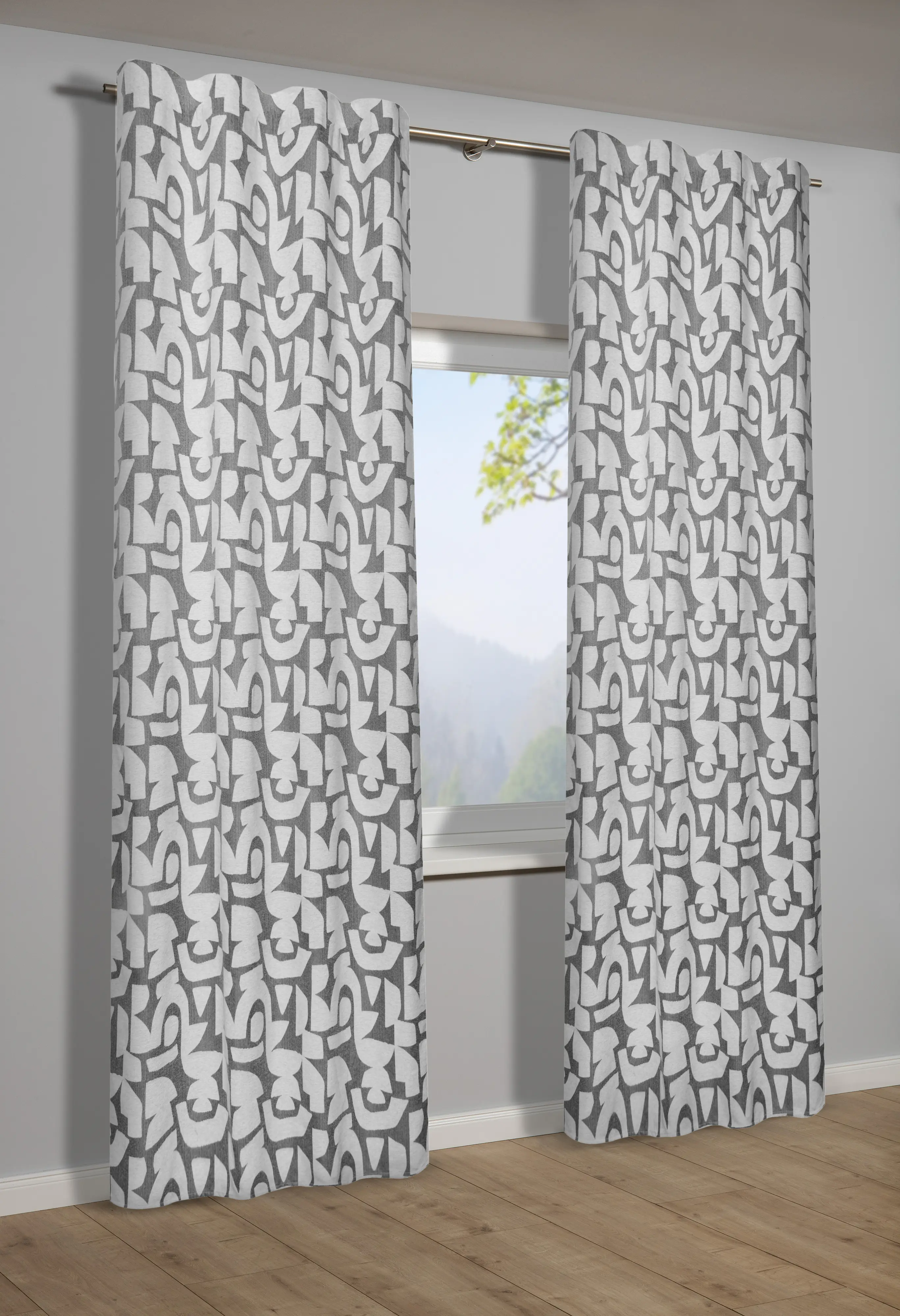 Sehlbach Fertigschal mit Multiband 135 x 245 cm silbergrau 